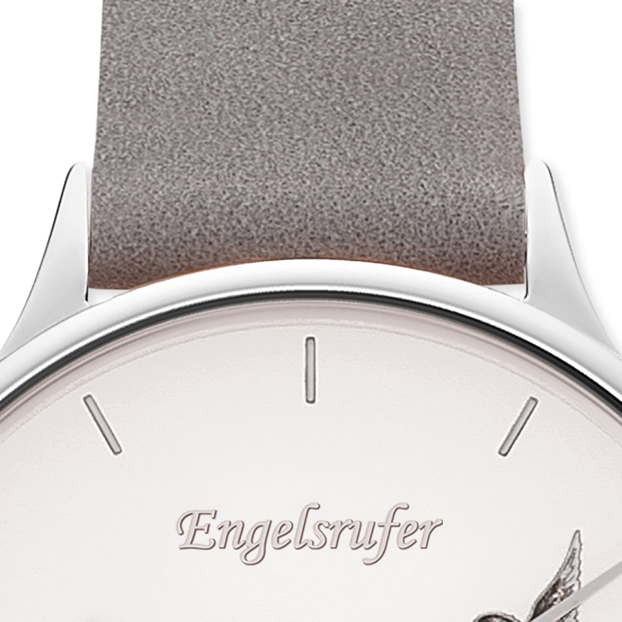 Engelsrufer Quarzuhr »Flower« Armbanduhr, Damenuhr, Lederarmband, analog