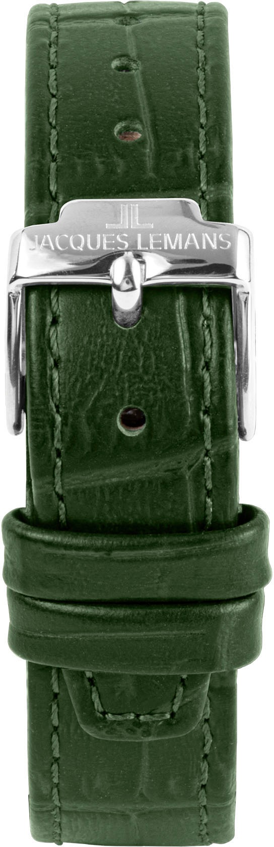 Jacques Lemans Quarzuhr »Torino« Armbanduhr, Damenuhr, Lederarmband, Perlmutt, Tag, Glaskristalle