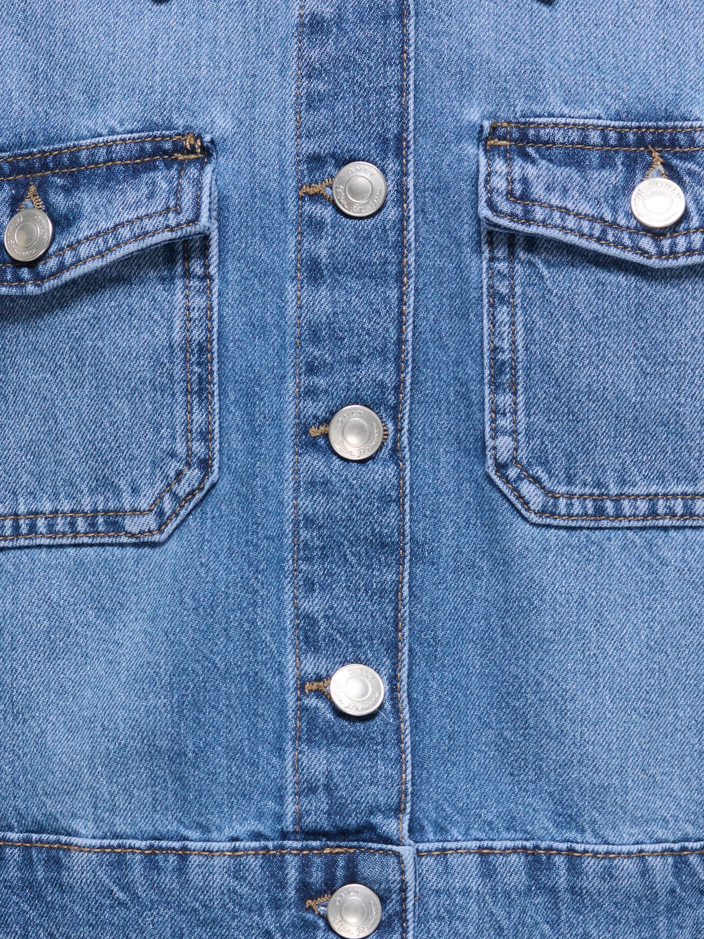 KIDS ONLY Jeansjacke »KOGLUMI LS JACKET DNM PIM NOOS«, kurz, in klassischer Form