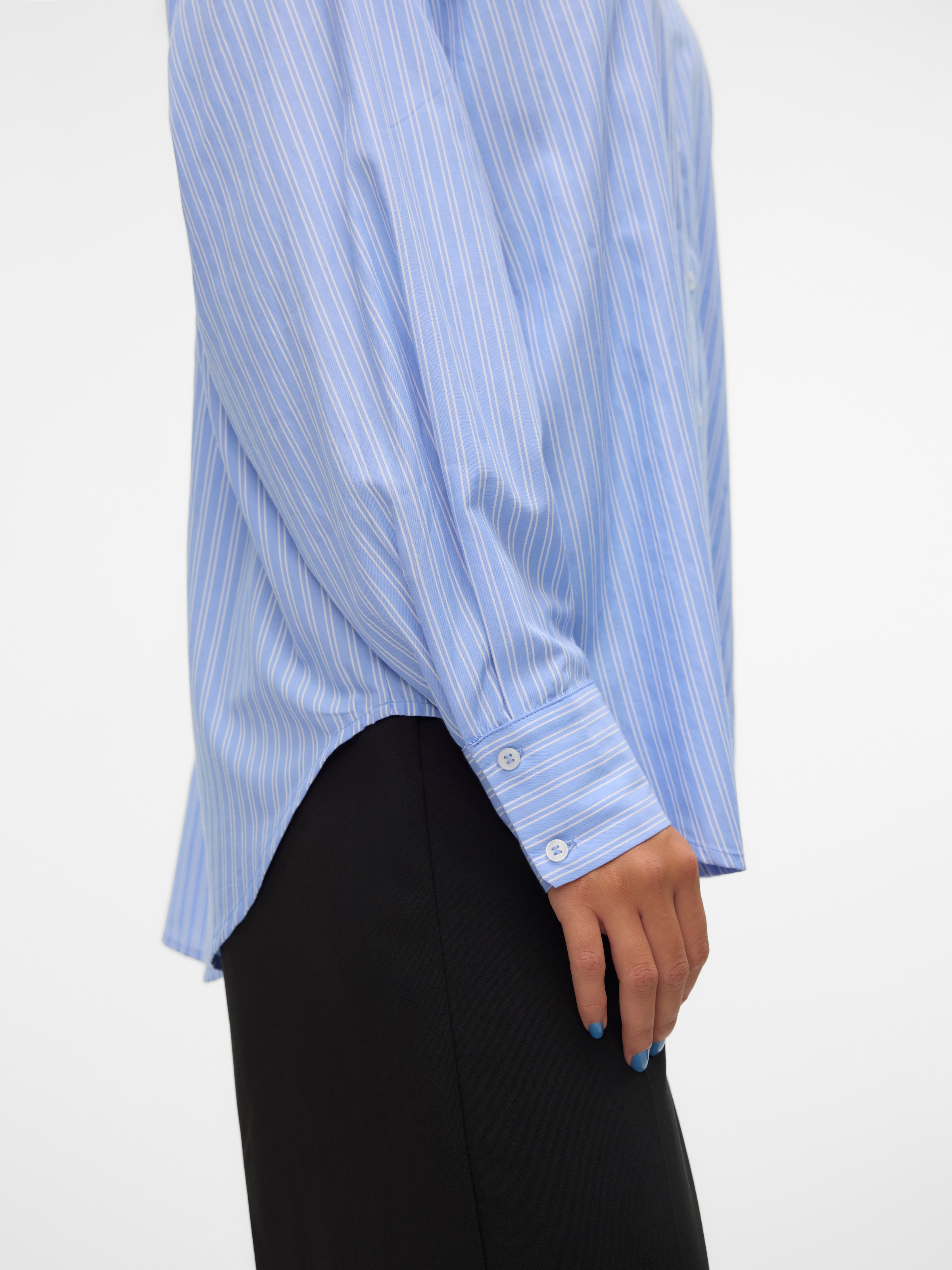 Vero Moda Langarmbluse »VMFANNI LS SHIRT WVN GA NOOS«