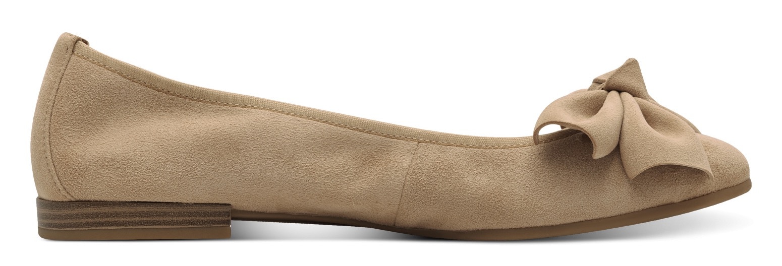 Tamaris Ballerina, Blockabsatz, Businessschuh, Schlupfschuh hat eine schmale Form