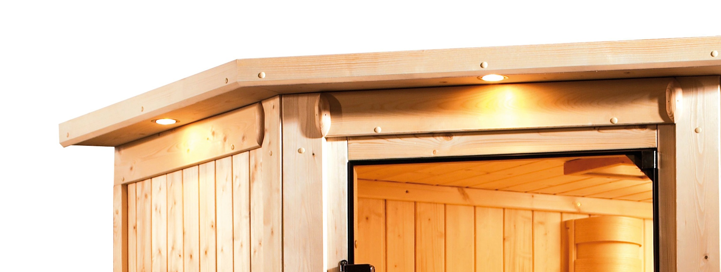 Karibu Sauna »Tomke« Set,  ohne Ofen
