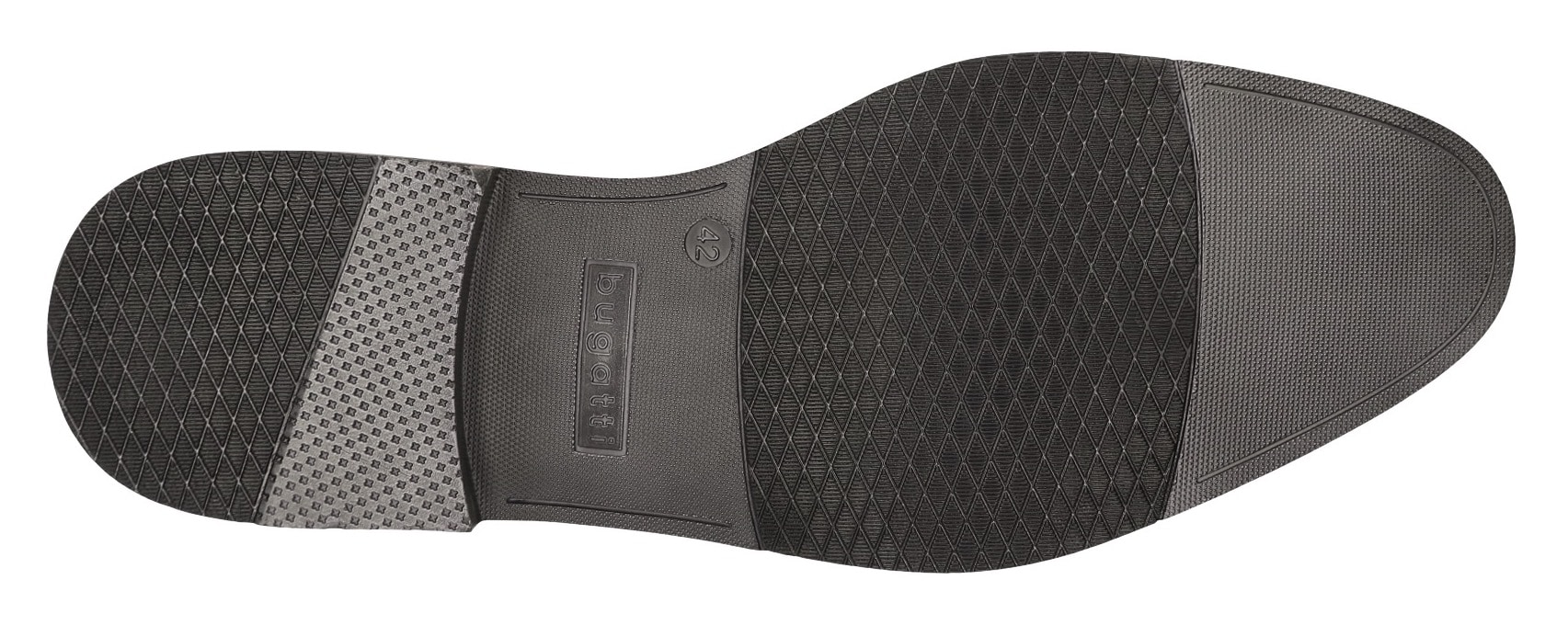bugatti Schnürschuh, Businesschuh, Abendschuh, Festtagsschuh mit seitlichem Logoemblem