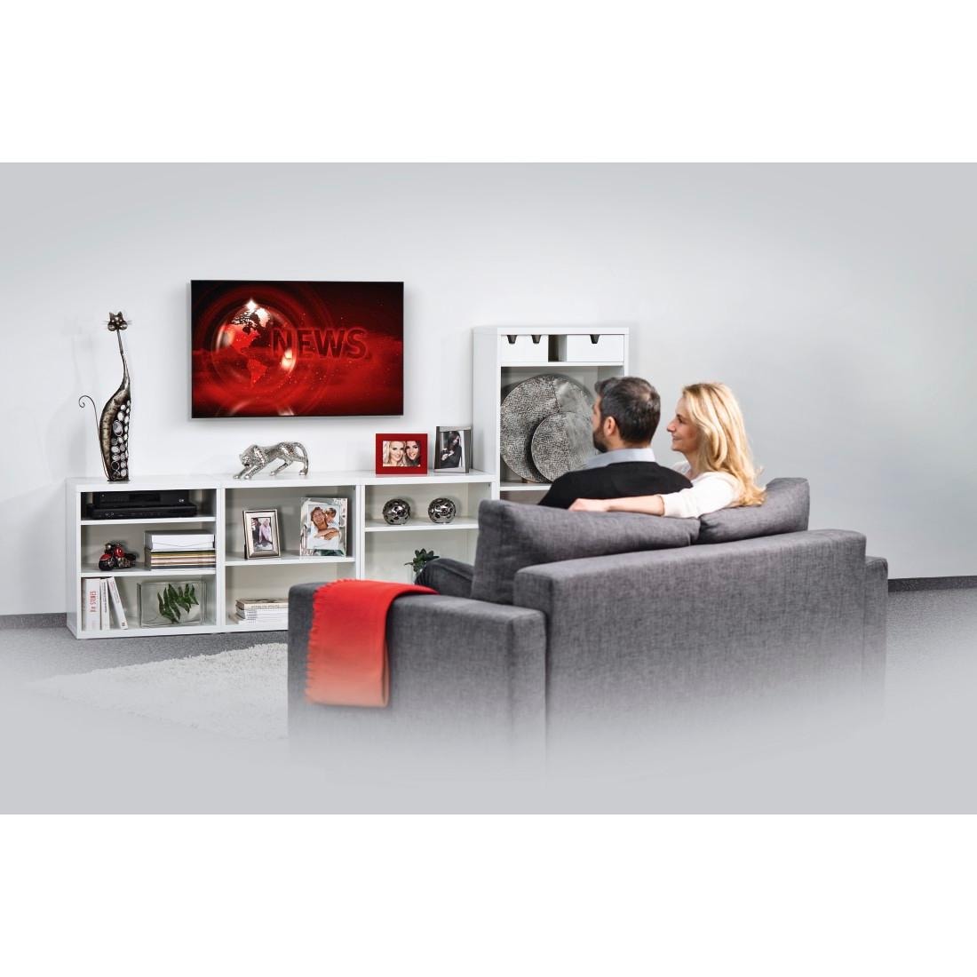 Hama TV-Wandhalterung »TV-Halterung flach, starr, 81 - 191 cm (32"-75"), 43", 50", 55", 65"«, bis 191 cm Zoll