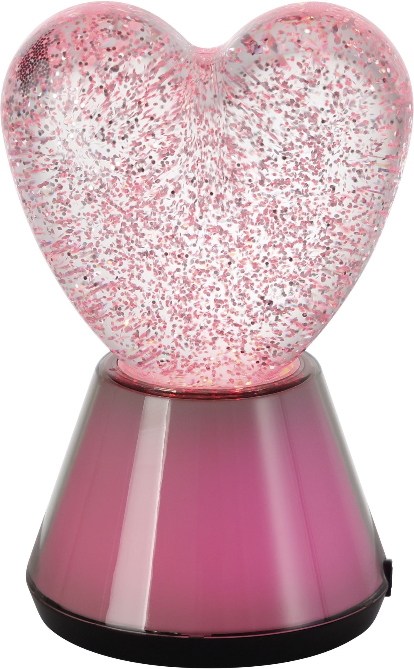 EGLO LED Tischleuchte »GLITTER« LED-Modul 1 Stk. LED Glitzer Tischlampe Glitter, RGB Glitzerlampe mit Farbwechsel