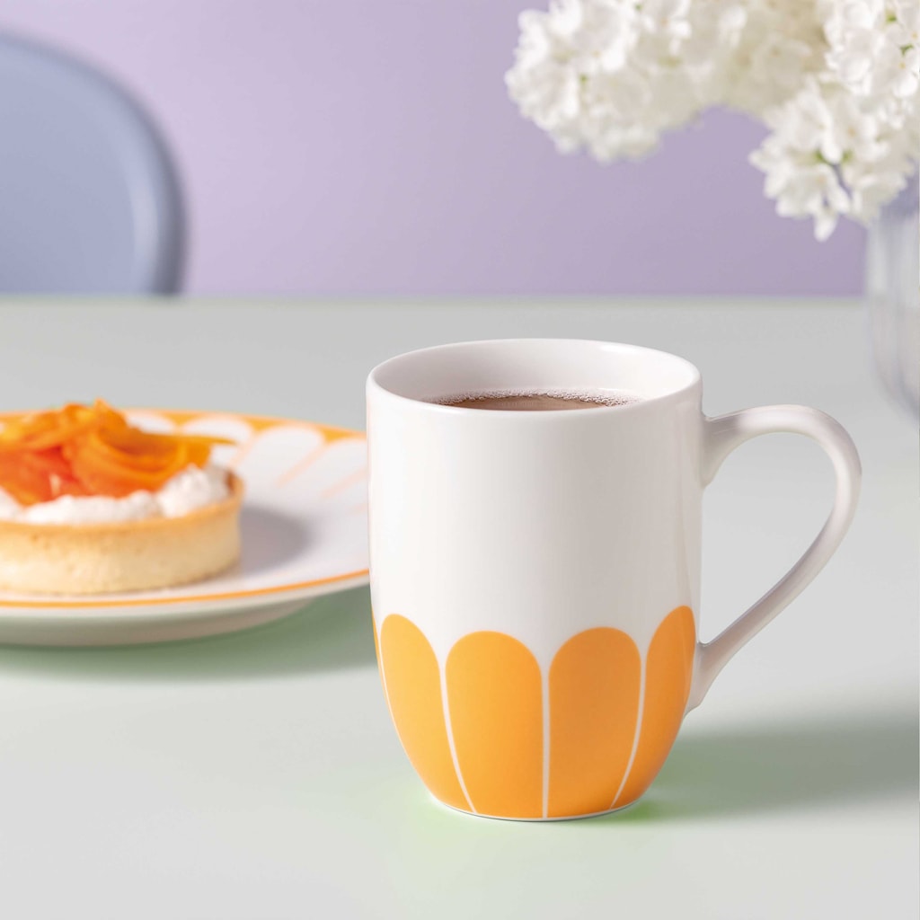 Villeroy & Boch Becher »Henkelbecher Fleur Couleur 290 ml 6er Set«