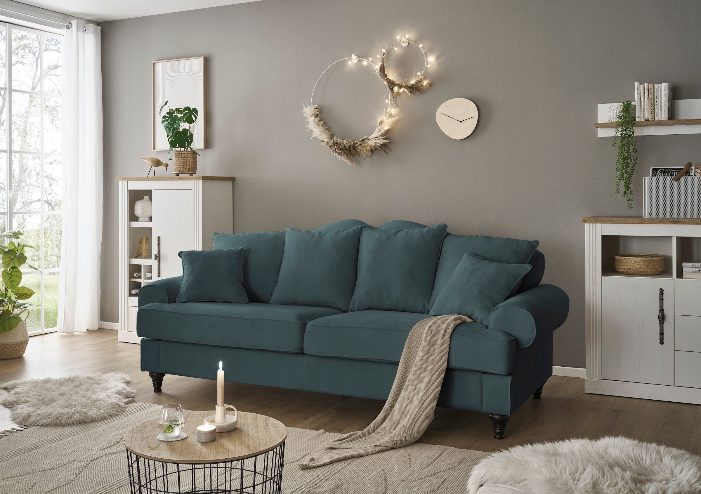 Home affaire 3,5-Sitzer »WESTMINSTER«, mit Federkern-Polsterung