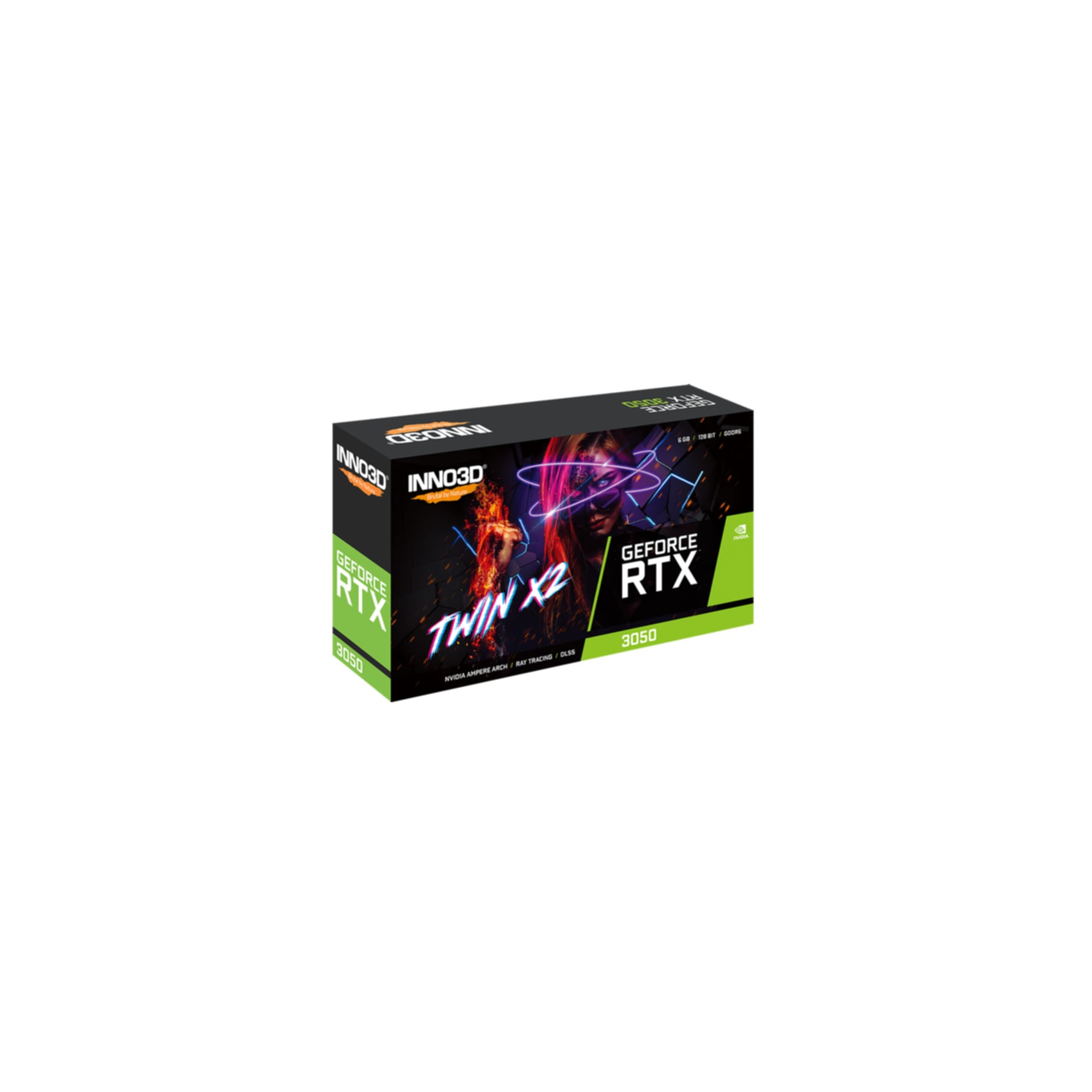 Inno3D Grafikkarte »GeForce RTX 3050 Twin X2«, 6 GB