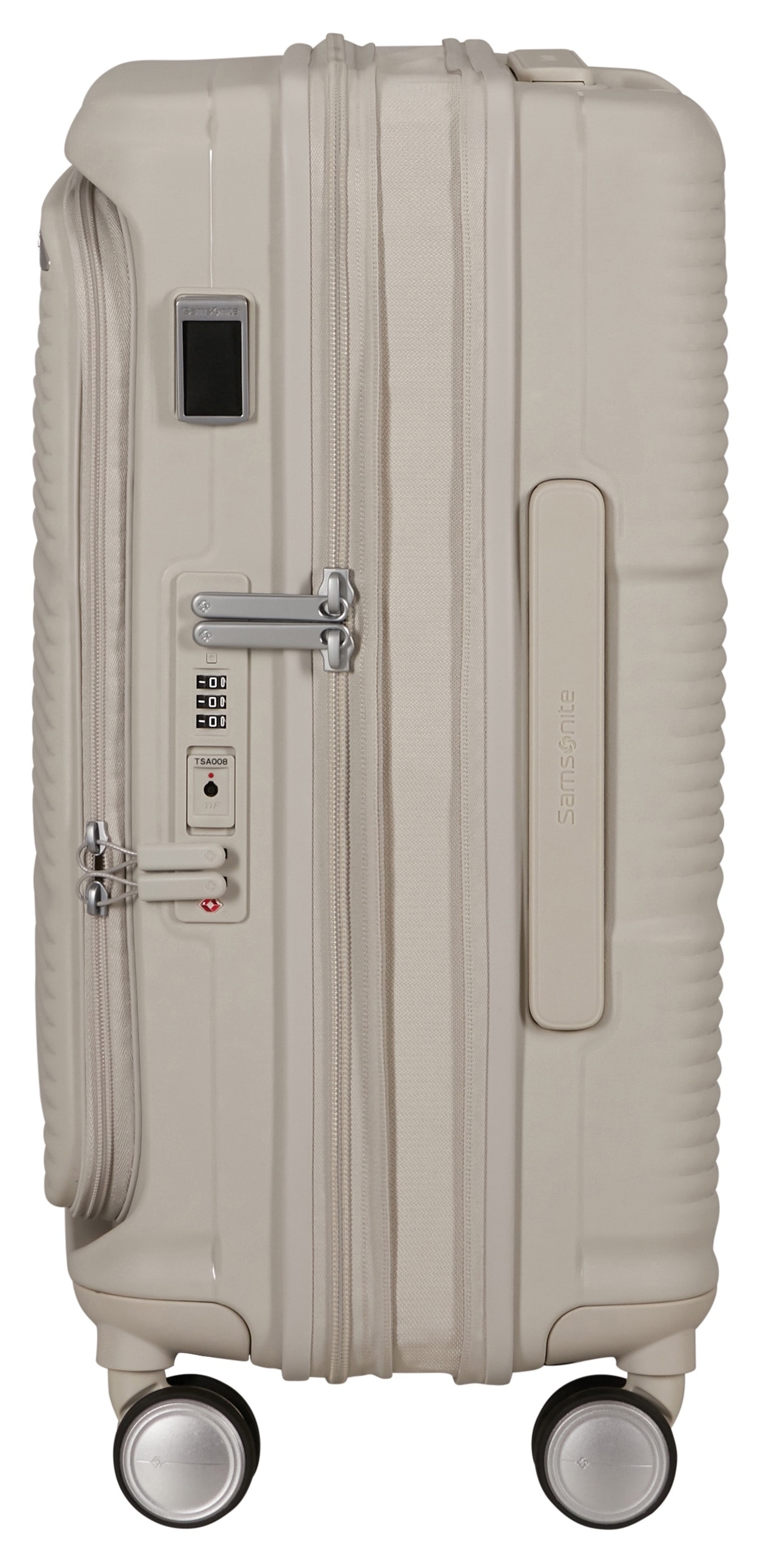 Samsonite Hartschalen-Trolley »PARALUX, verschiedene Größen und Farben« 40 l 4 Rollen Reisegepäck mit Frontfach Packwürfel Trennpolster