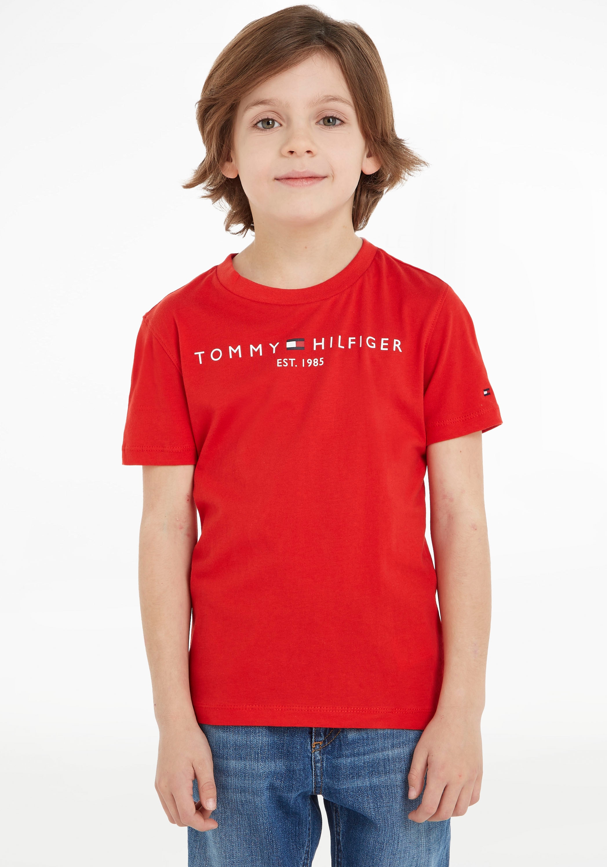 Tommy Hilfiger T-Shirt »ESSENTIAL TEE«, Kinder Kids Junior MiniMe,für Jungen und Mädchen