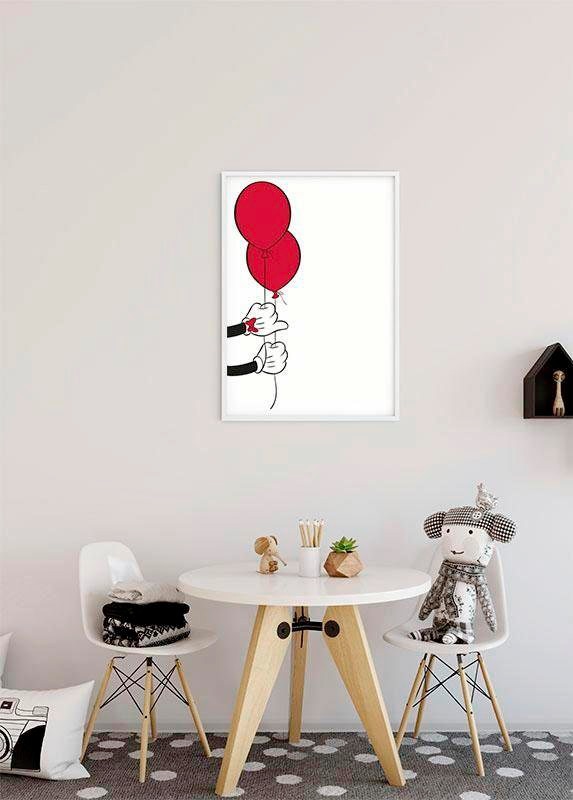 Komar Bild »Mickey Mouse Balloon« Disney 1 Stk. tlg. Wandbild zur Dekoration im Kinderzimmer - ohne Rahmen