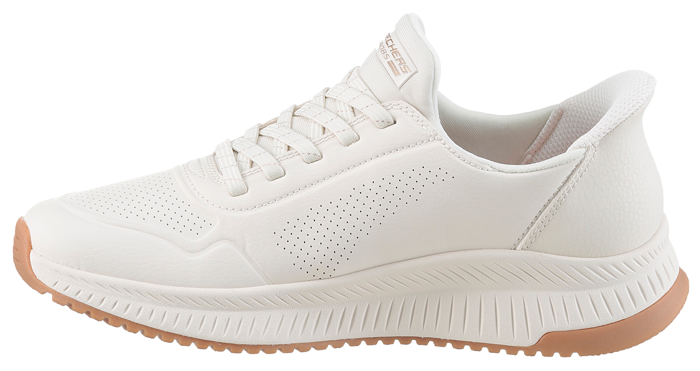 Skechers Slip-On Sneaker »BOBS SQUAD 4«  Slipper, Freizeitschuh mit Slip-ins zum Schlupfen