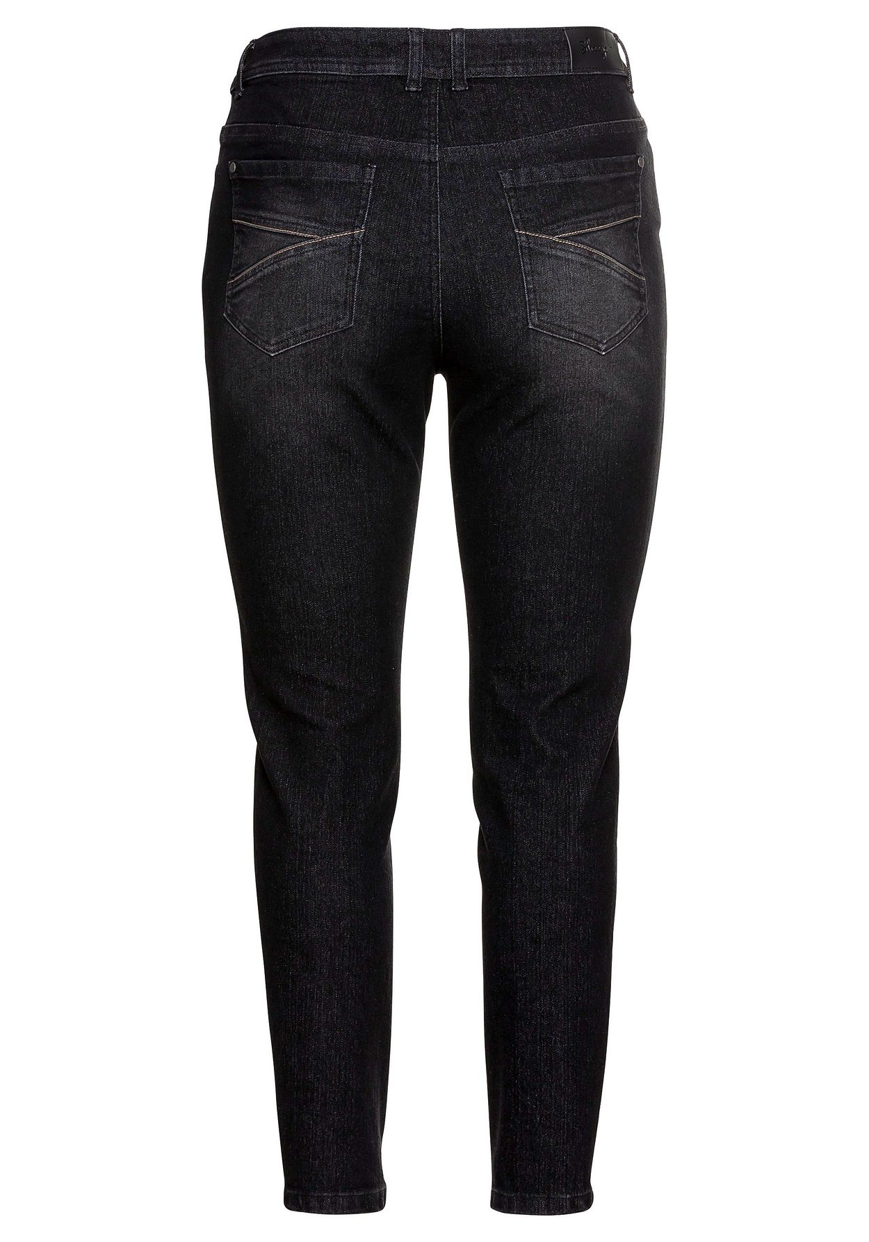 Sheego Stretch-Jeans »Jeans skinny, mit vorverlegter Teilungsnaht«