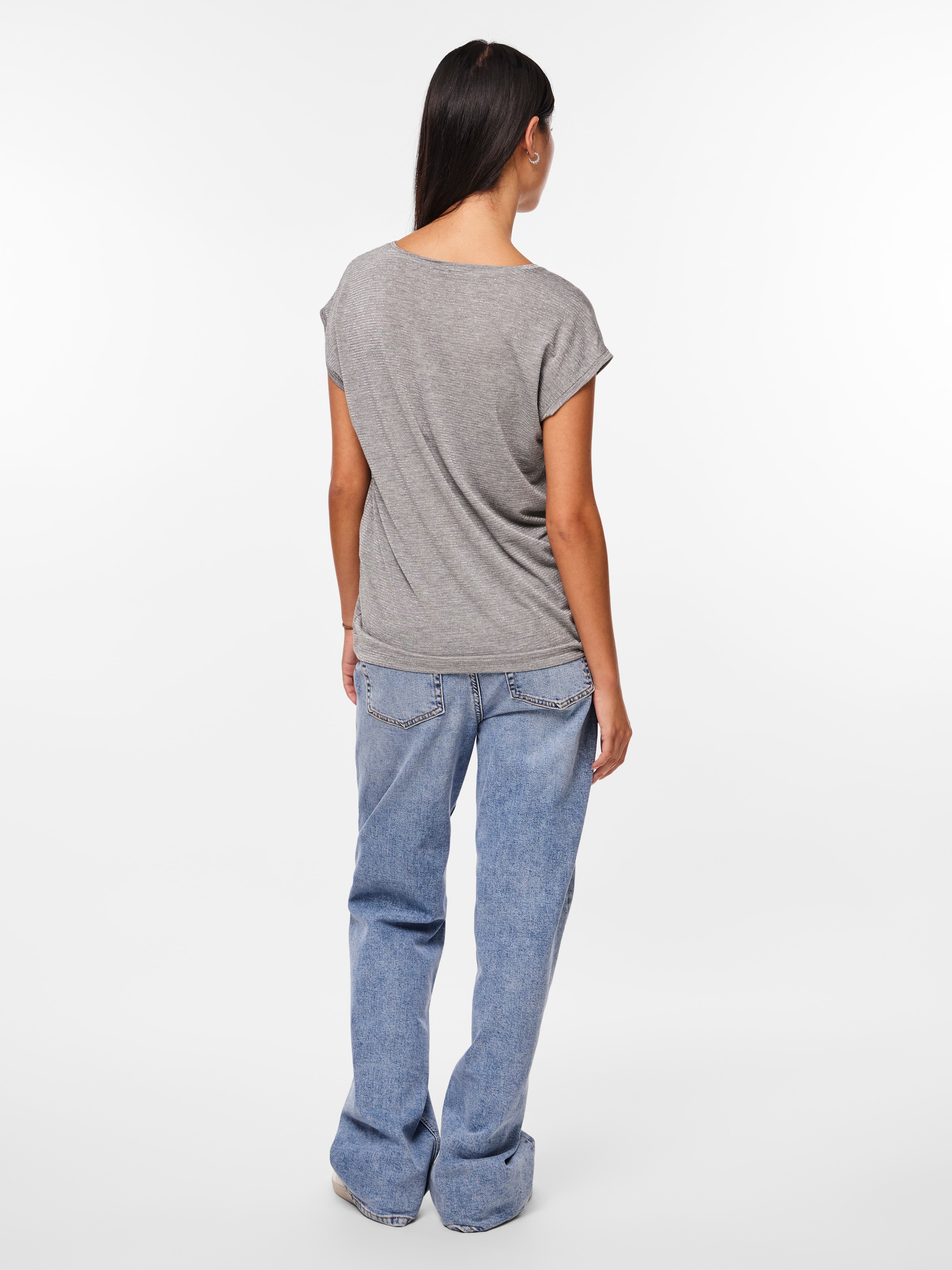 pieces Kurzarmshirt »PC BILLO« Viskosemischung, loose fit