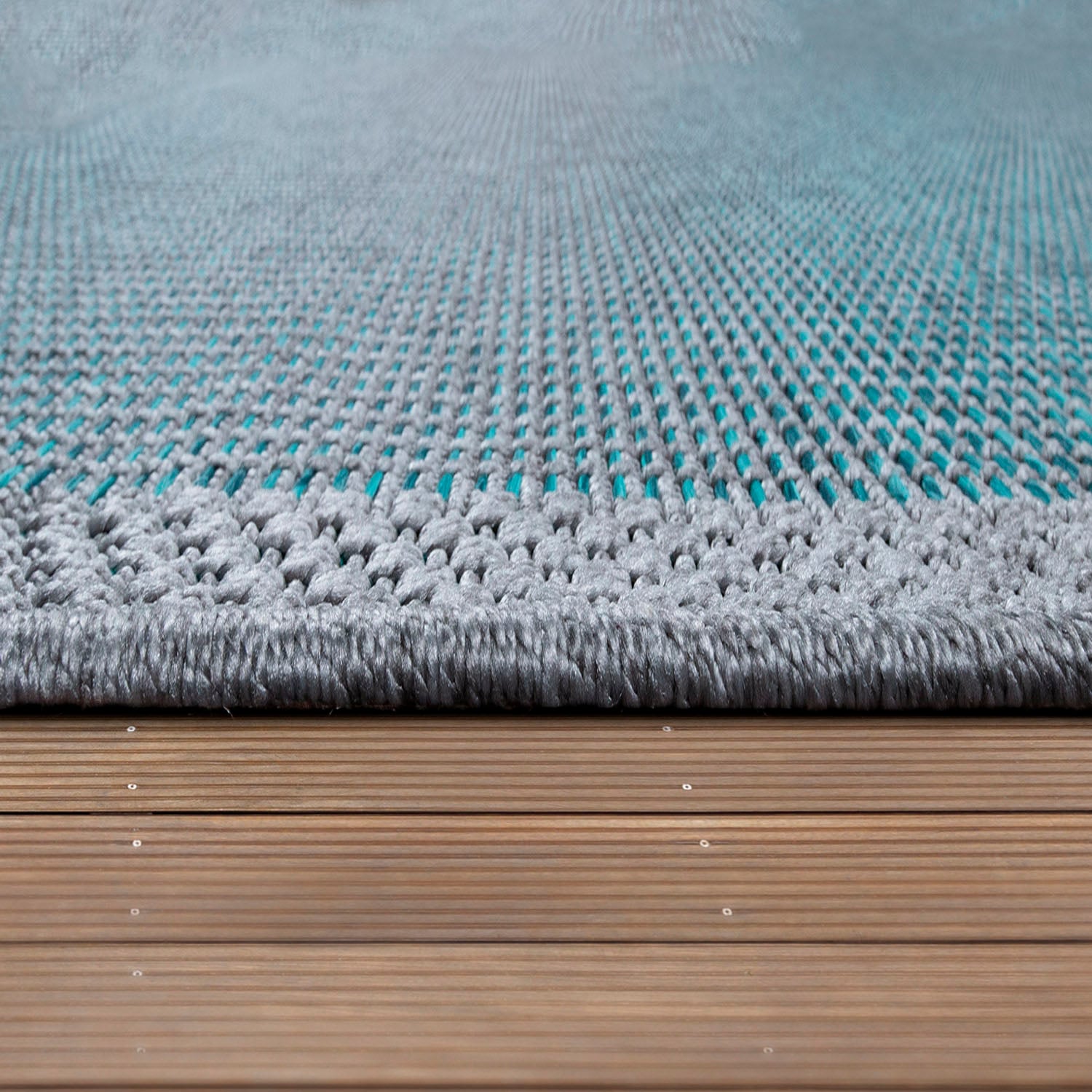Paco Home Teppich Bordüre, meliert, und Outdoor kaufen Flachgewebe, geeignet In- mit »Quebec rechteckig, 135«, online
