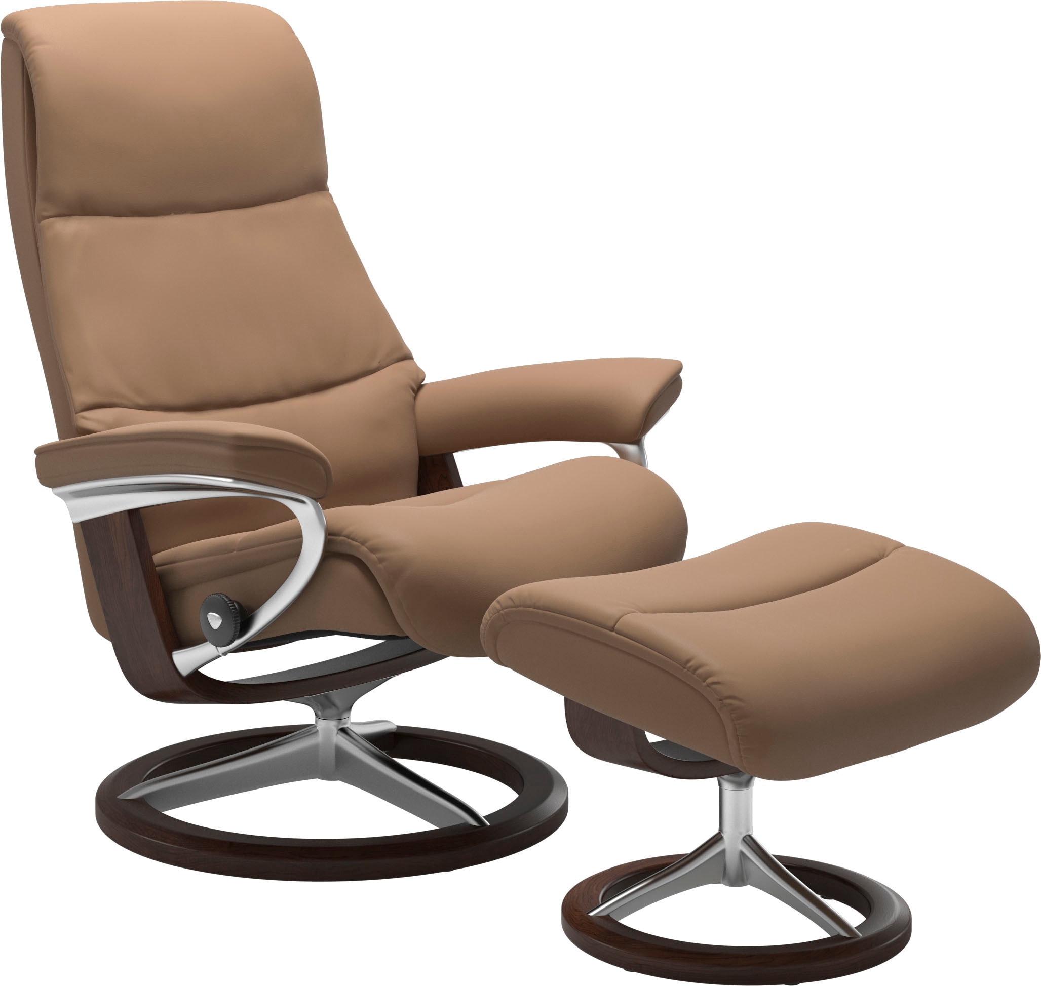 Stressless® Relaxsessel »View« mit Signature Base, Größe S,Gestell Braun