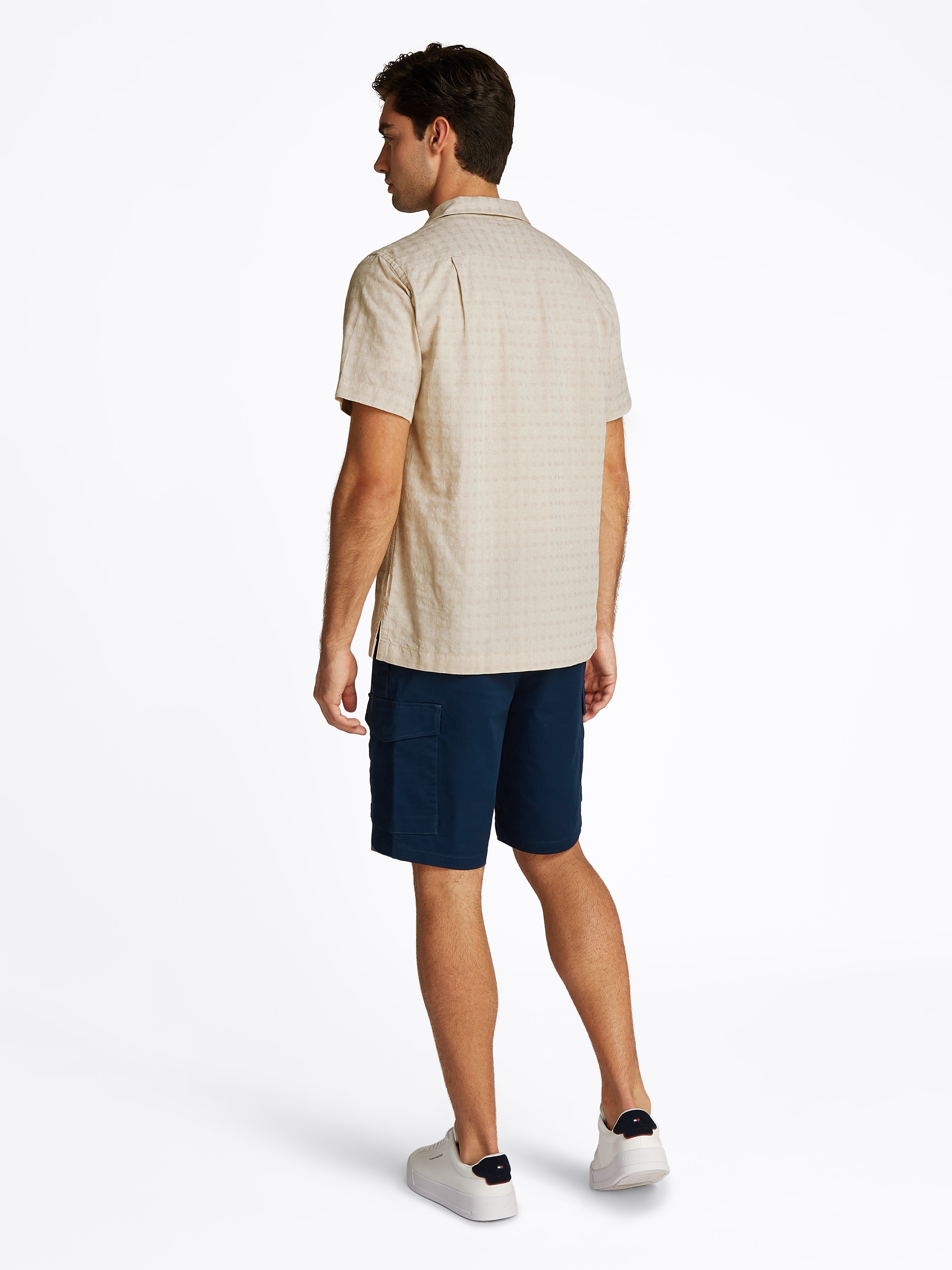 Tommy Hilfiger Kurzarmhemd »COTTON LINEN DOBBY SS RF SHIRT«