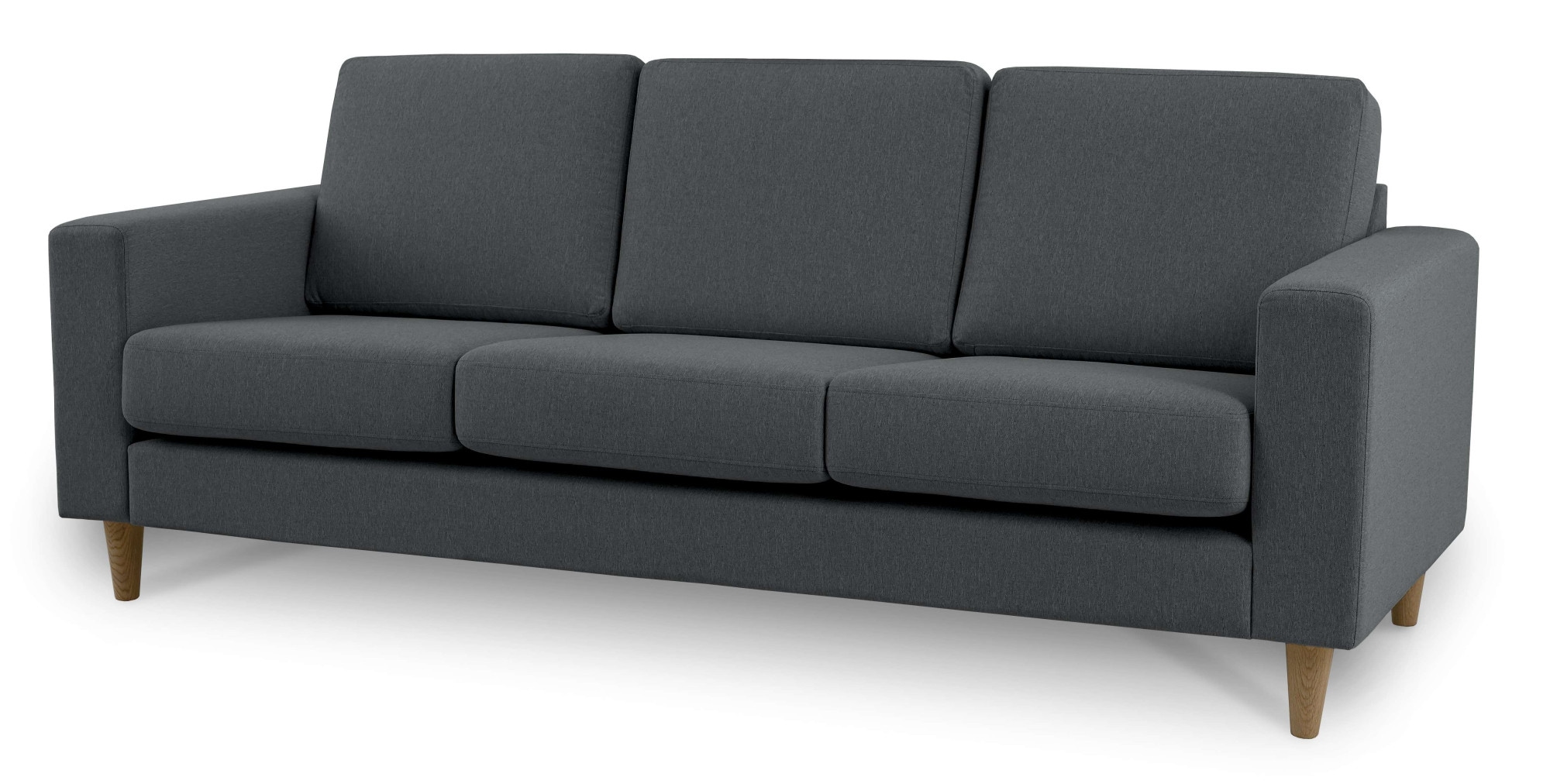 OTTO home 3-Sitzer »Tvinno« im skandinavischen Stil, mit Massivholzfüßen, Breite 217 cm