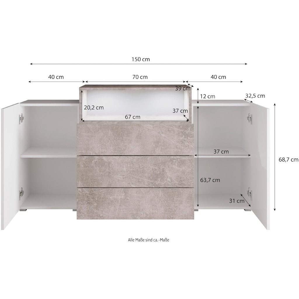 INOSIGN Sideboard »URBAN«