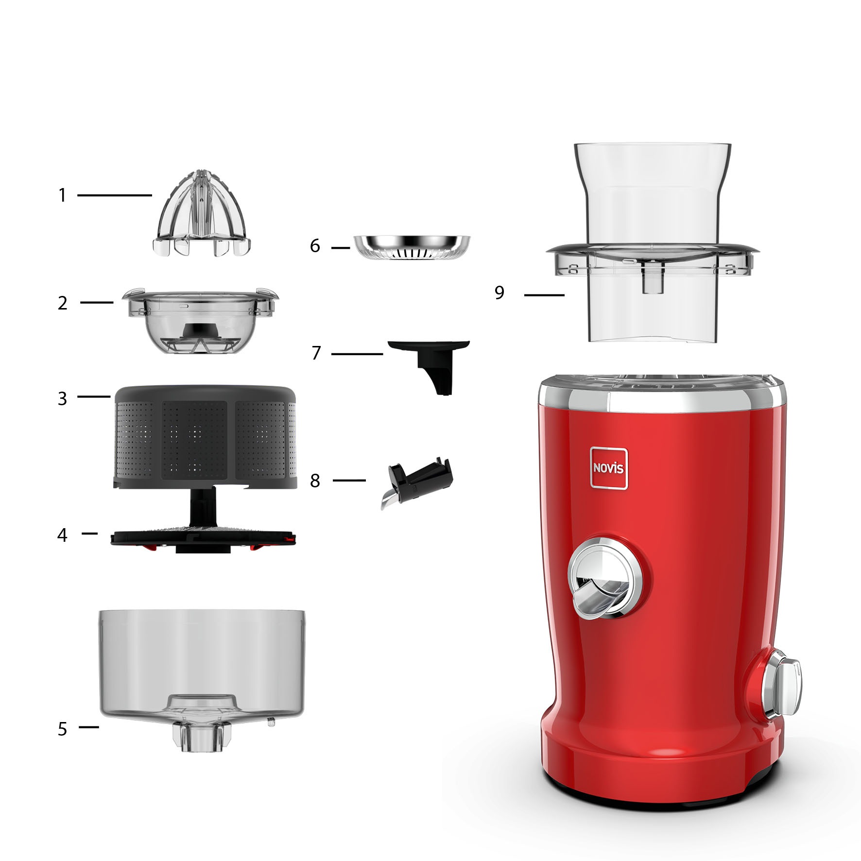 NOVIS Küchenmaschinen Zubehör-Set »6580.04 VitaJuicer Refresh-Kit« kaufen