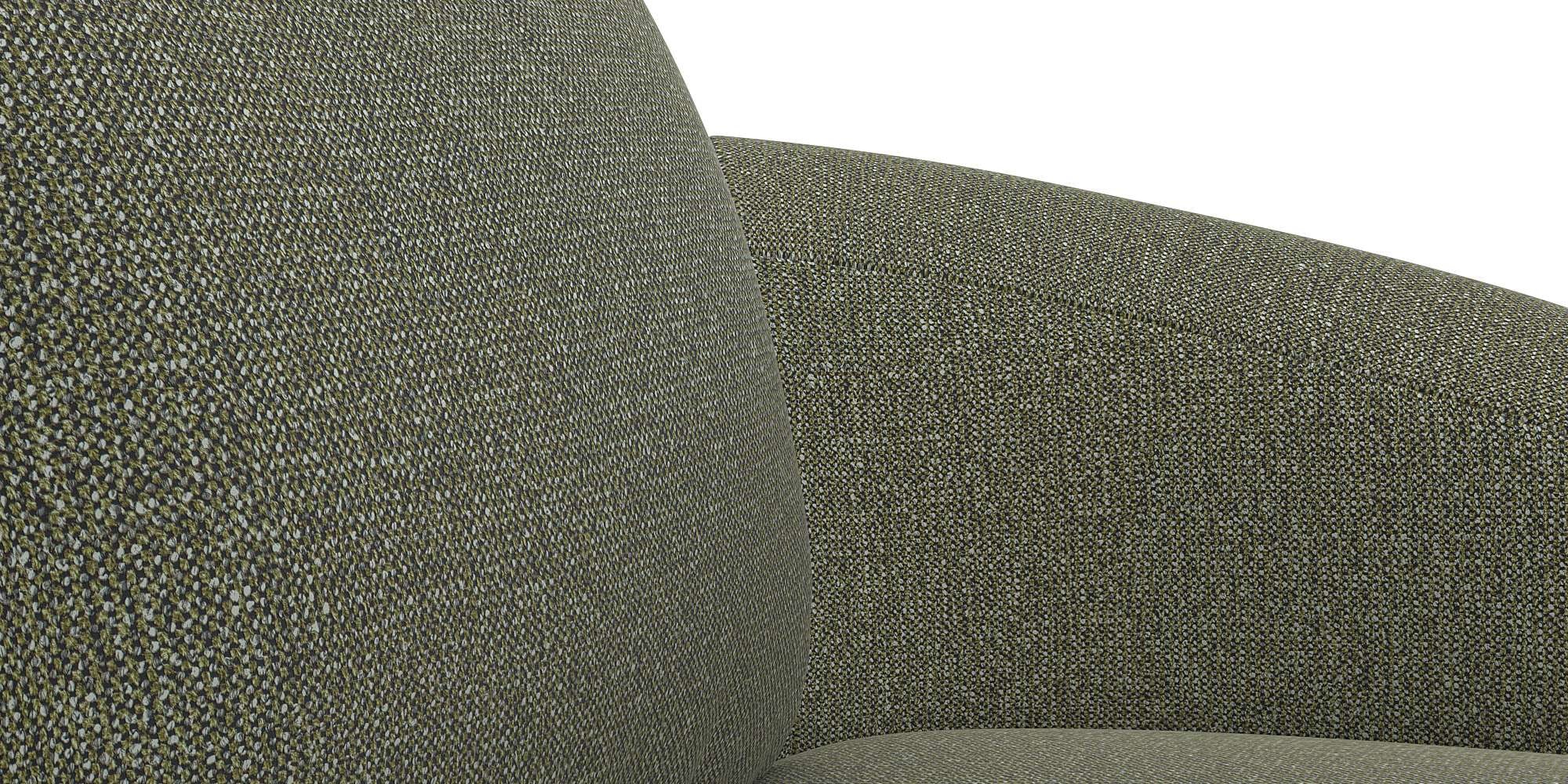 FLEXLUX Wohnlandschaft »Torino, rund, L-Form, Sofa-Ecke mit Recamiere, Longchair-Sofa« Modernes, organisches Sofa-Design, Kaltschaum, Wellenunterfederung