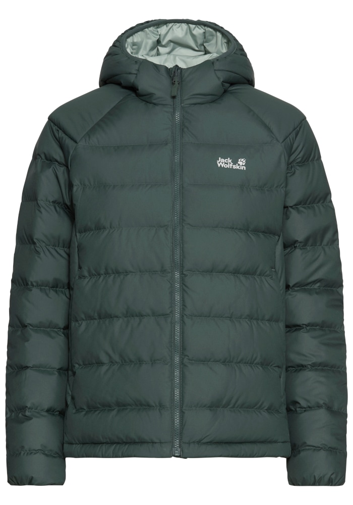 Jack Wolfskin Daunenjacke »WILD PASS DOWN HOODY W RDS« mit Kapuze mit Kapuze, warm gefüttert, wind- und wasserabweisend, leicht