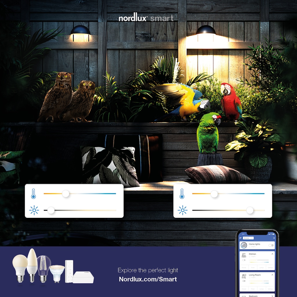 Nordlux LED-Leuchtmittel »Smartlight«, E14, 3 St., Farbwechsler
