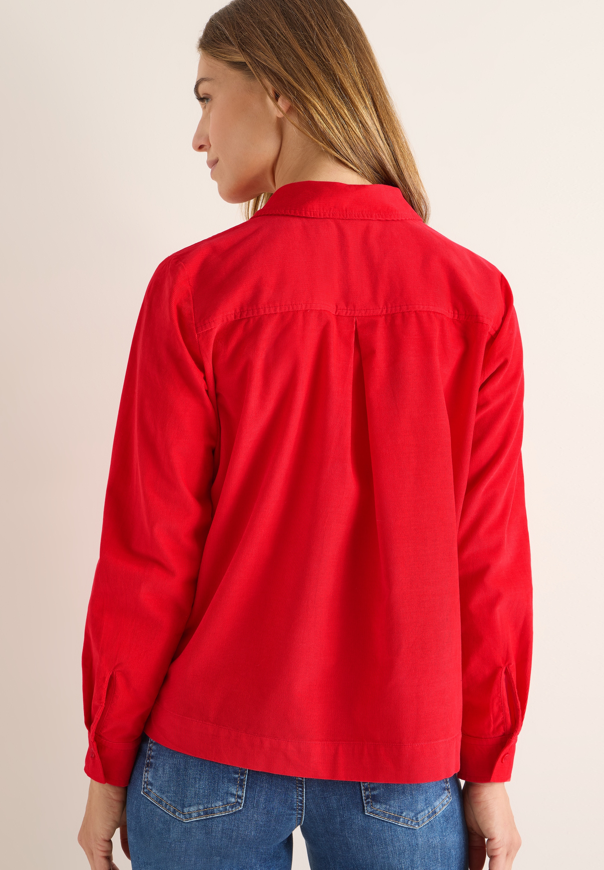 Cecil Langarmbluse mit Hemdkragen