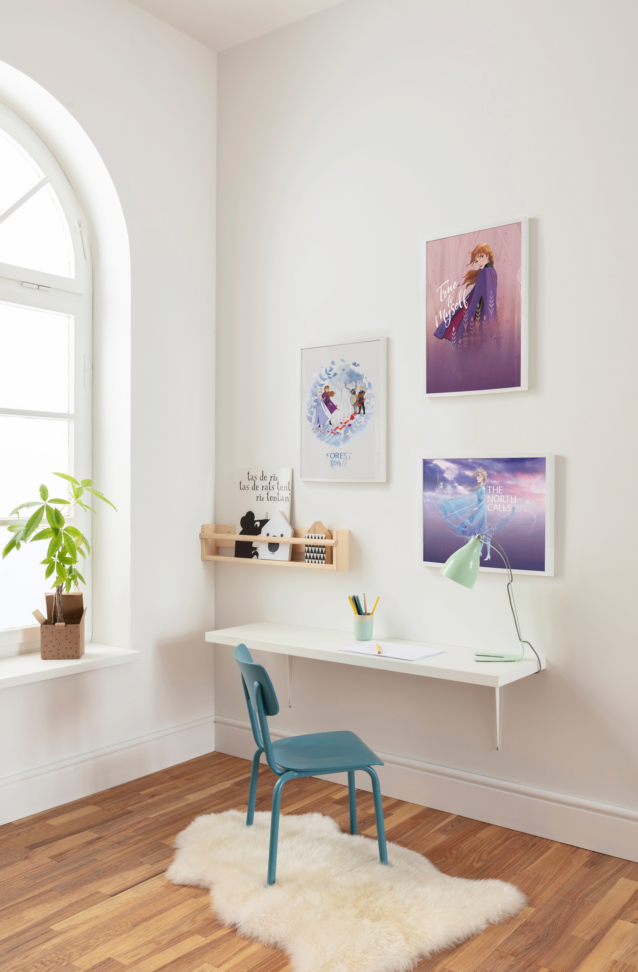Komar Bild »Frozen Elsa The North Calls«, Disney, (1 St.), Wandbild zur Dekoration im Kinderzimmer - ohne Rahmen