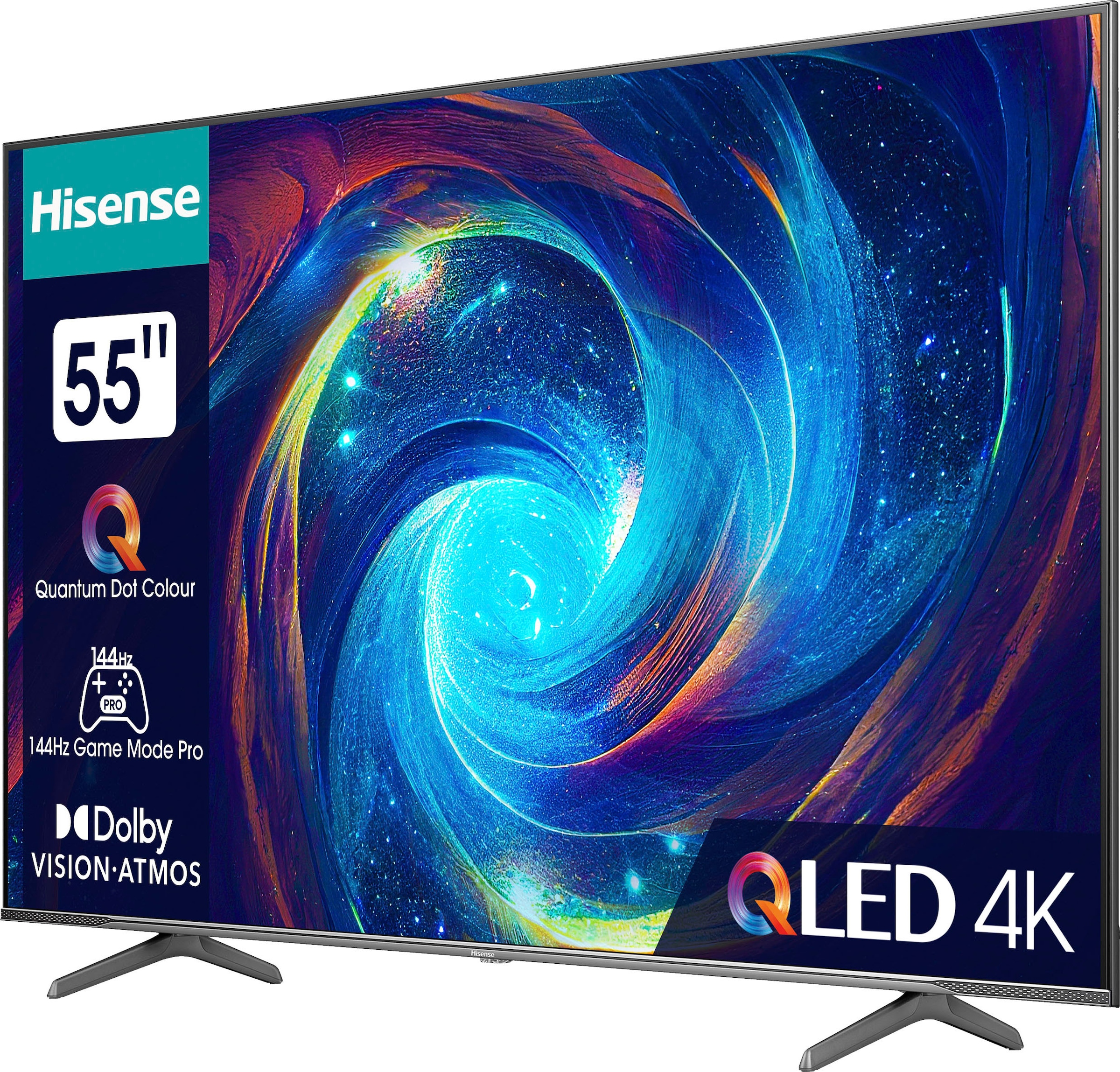 Hisense QLED-Fernseher »55E7KQ PRO«, 139 cm/55 Zoll, 4K Ultra HD, Smart-TV