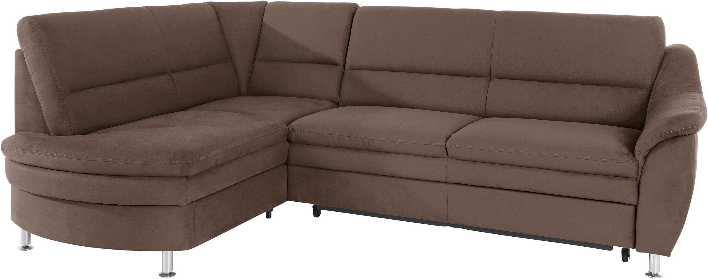 Places of Style Ecksofa »Cardoso L-Form«, Federkern, wahlweise mit Bett, Schubkasten