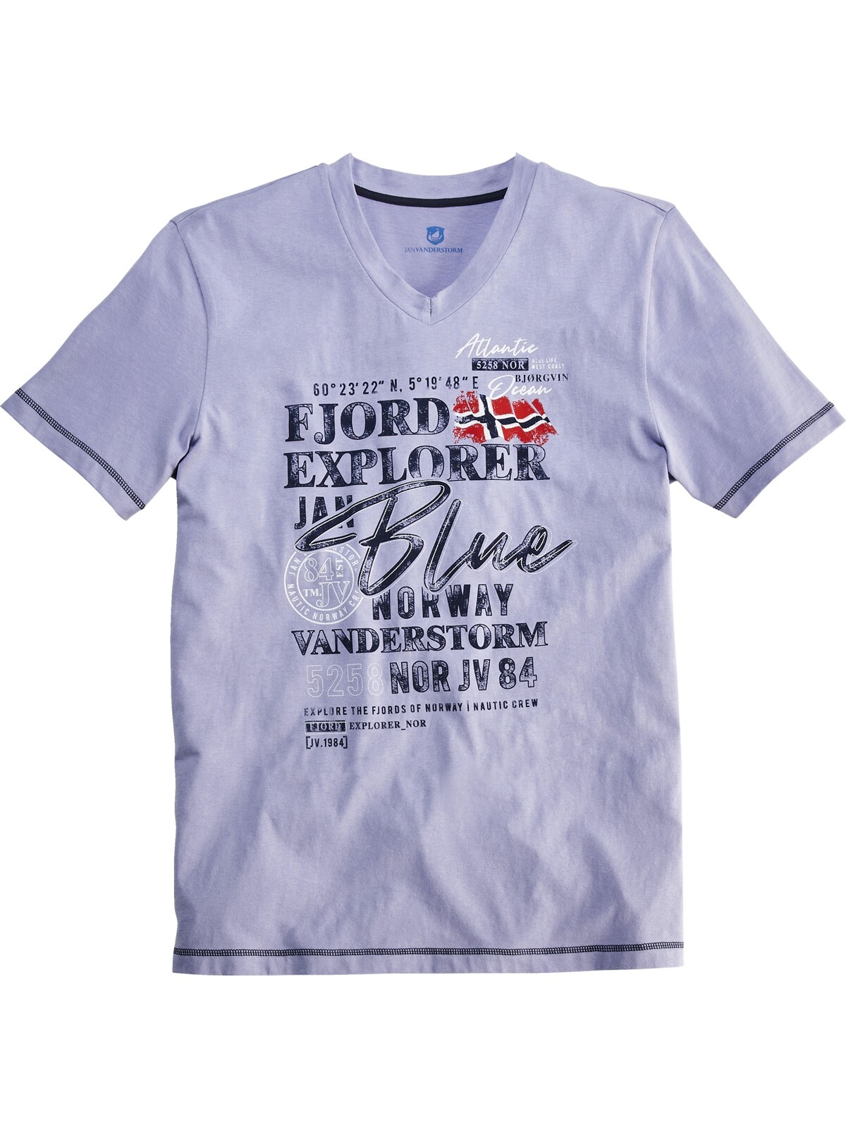 Jan Vanderstorm T-Shirt »T-Shirt NORDGER«