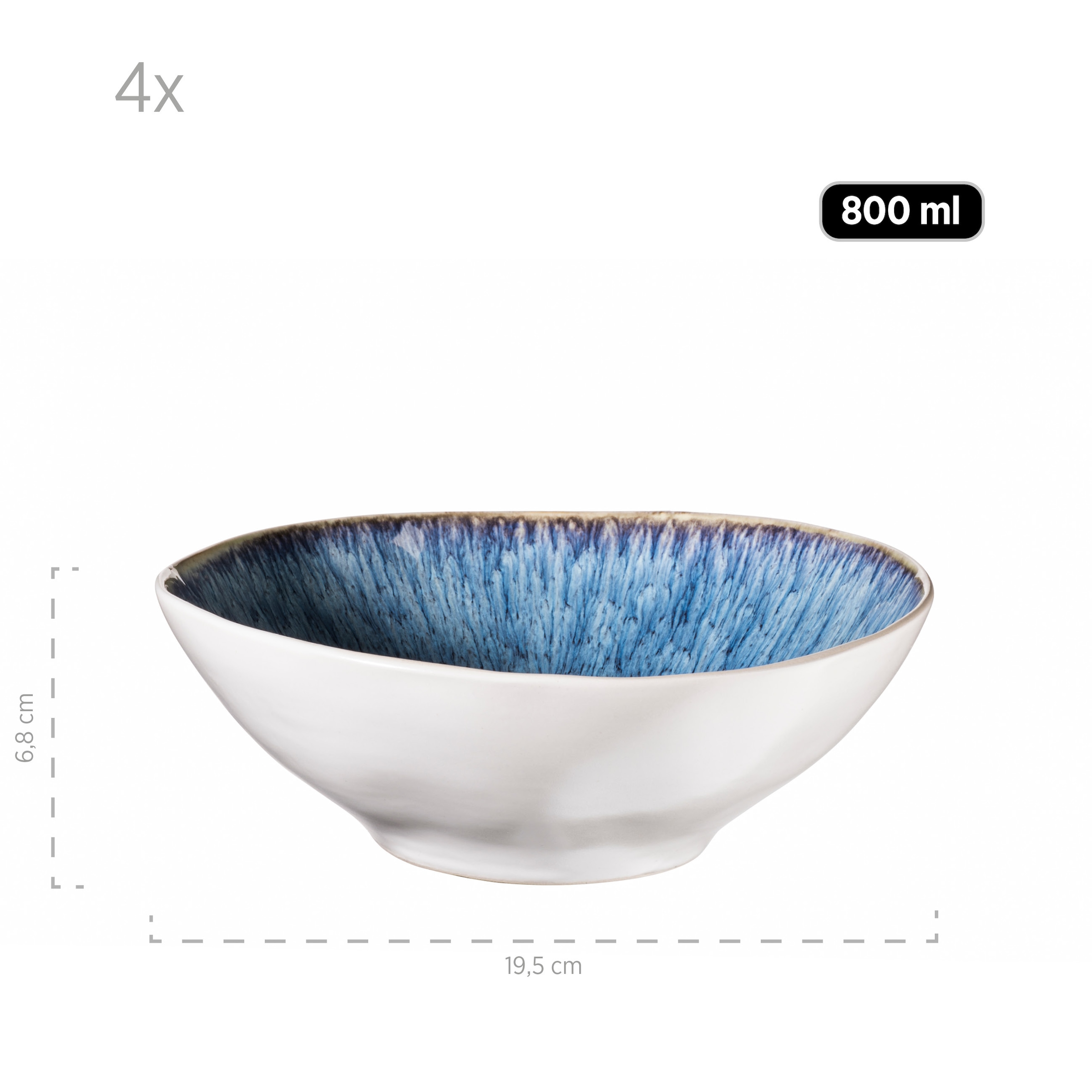 MÄSER Salatschüssel »Frozen« 9