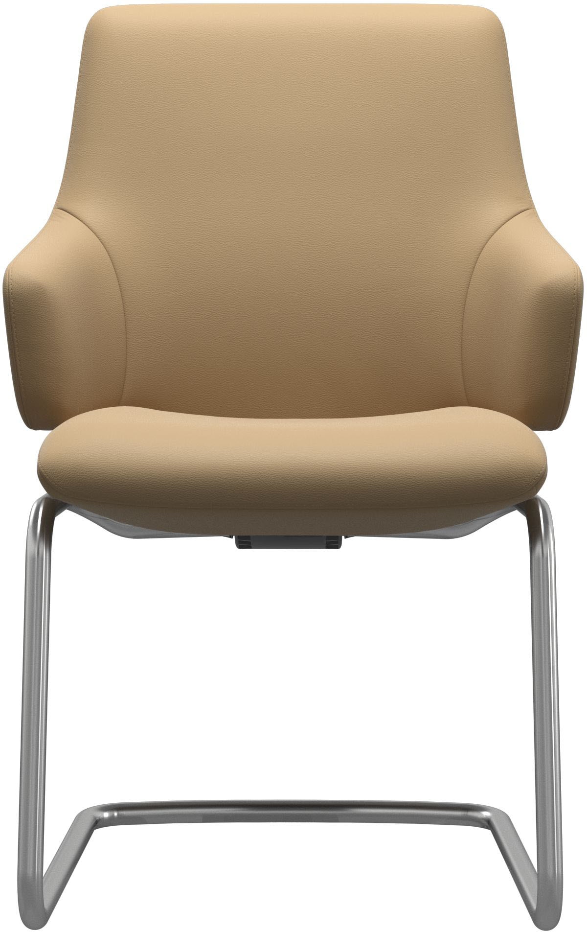 Stressless® Polsterstuhl »Laurel«, Leder PALOMA, Low Back mit Armlehne, Größe L, mit Beinen aus Stahl in Chrom glänzend