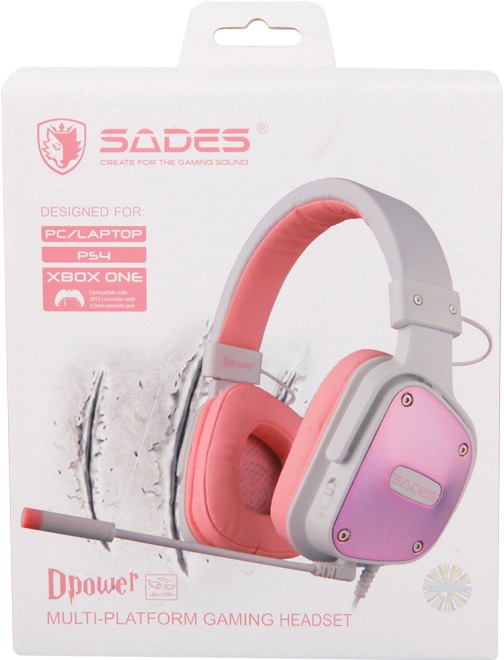 Sades Gaming-Headset »Dpower SA-722«, Kompatibel mit PS4, PS5, Xbox One, Xbox Series X/S und Nintendo Switch