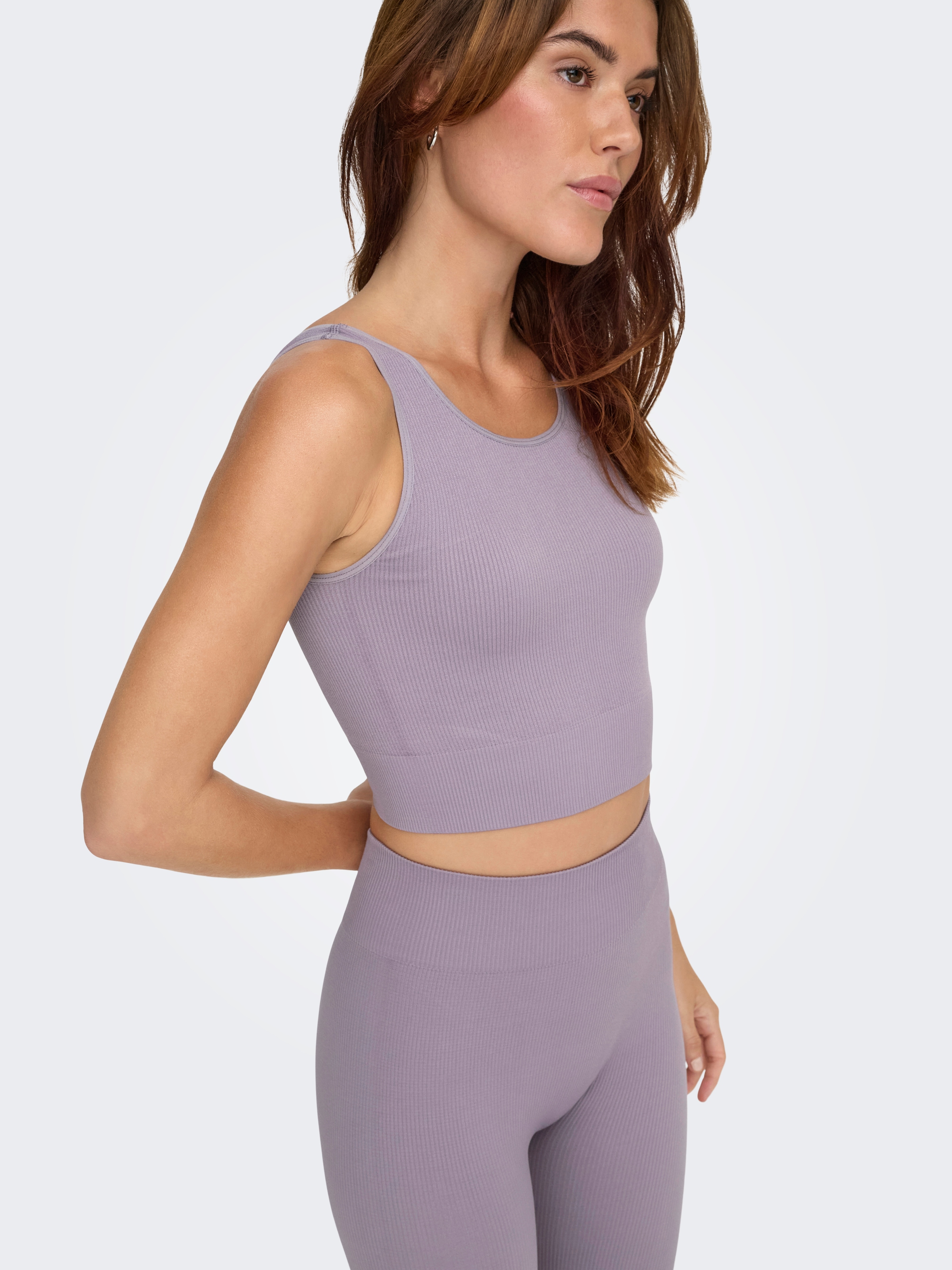 ONLY Play Trainingstop »ONPJAIA LIFE« Cropped Fit, in feiner Rippstruktur