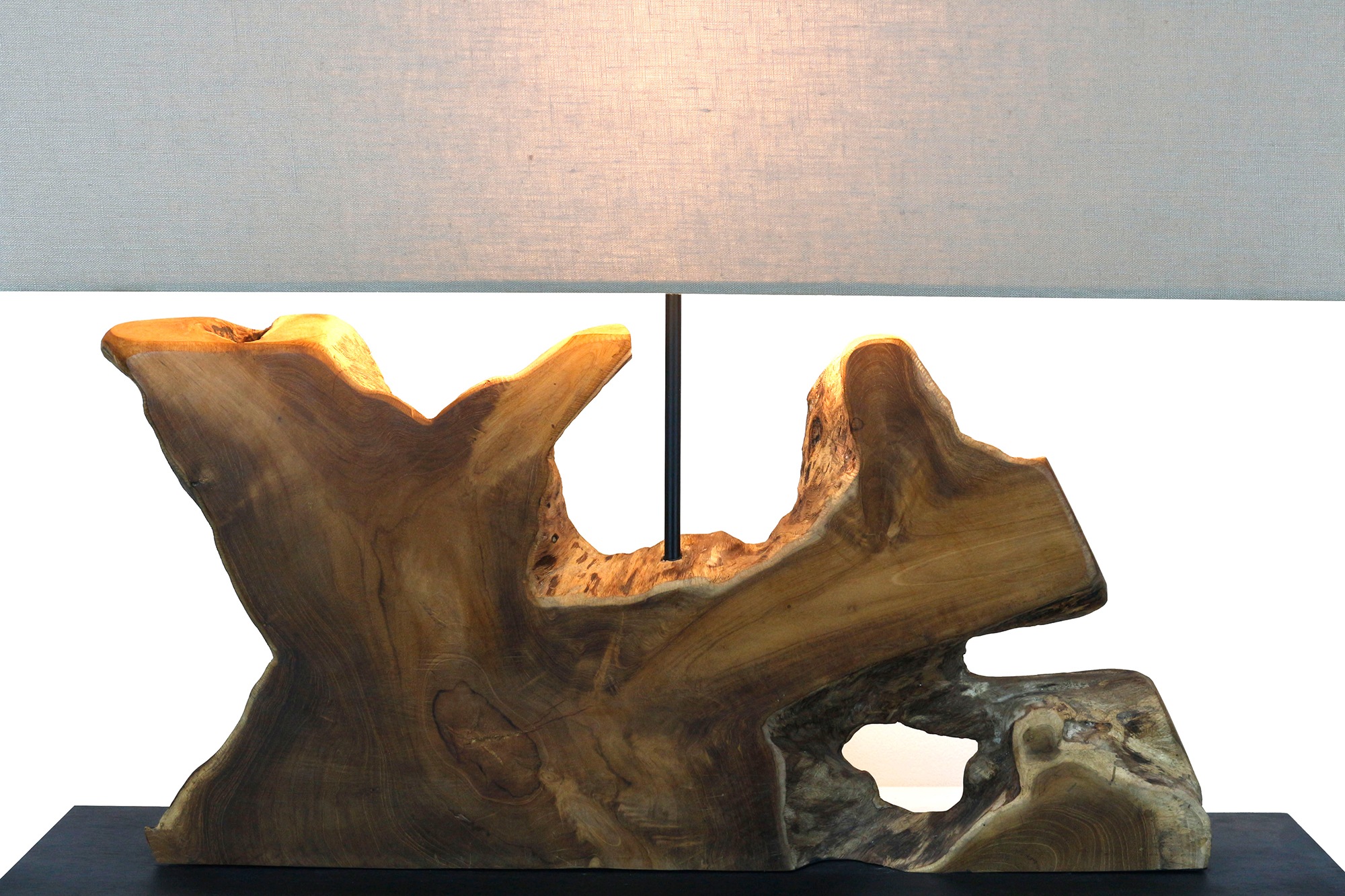 SalesFever Tischleuchte »Treibholz« E27 1 Stk. handgefertigt