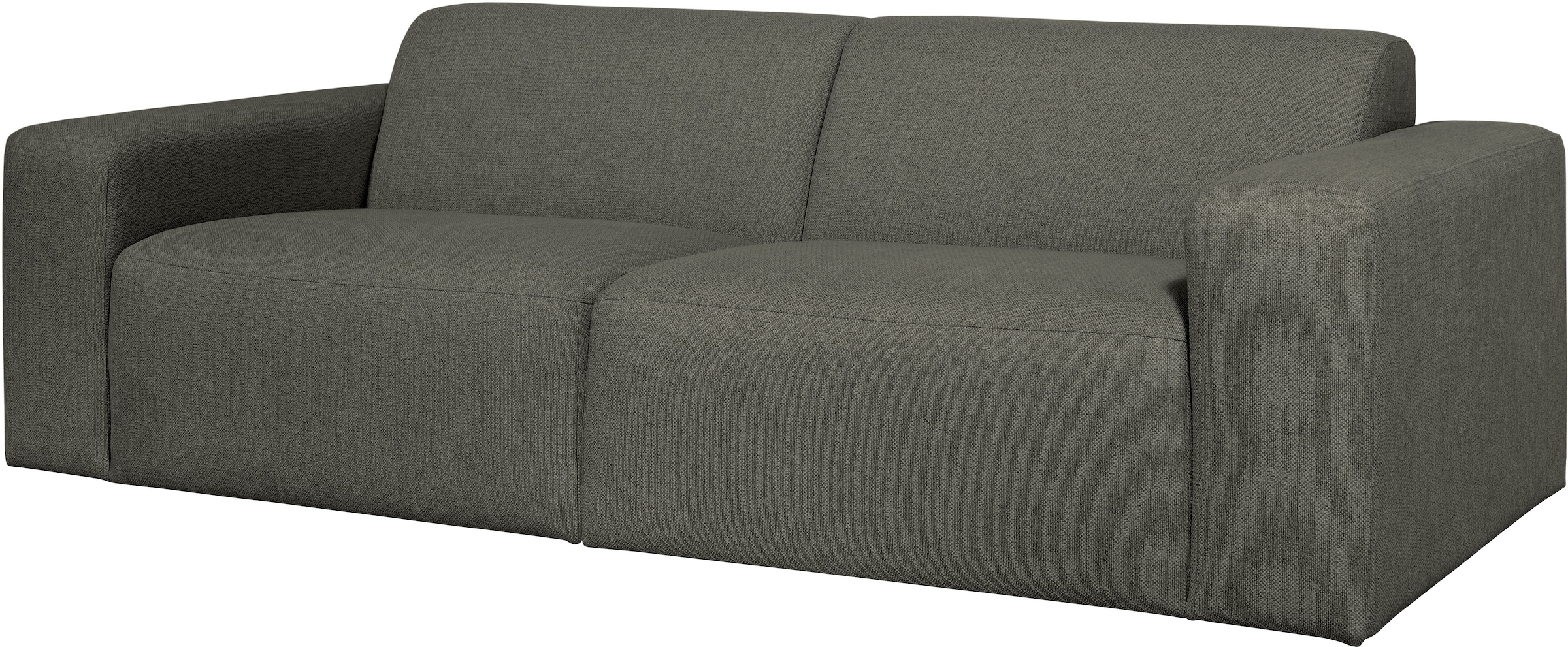 INOSIGN 3-Sitzer »Koa, 228 cm, Modulsofa in Webstoff, Cord«, Designsofa, weicher Lounge-Sitzkomfort, Welleunterfederung, bodentief