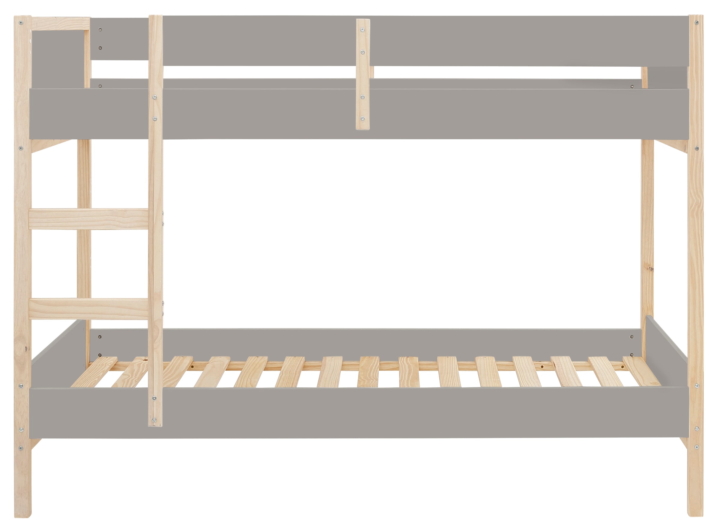 Lüttenhütt Etagenbett »Janne«, Kiefernholz, Etagenbett, inklusive Holzleiter, Liegefläche 90x200 cm