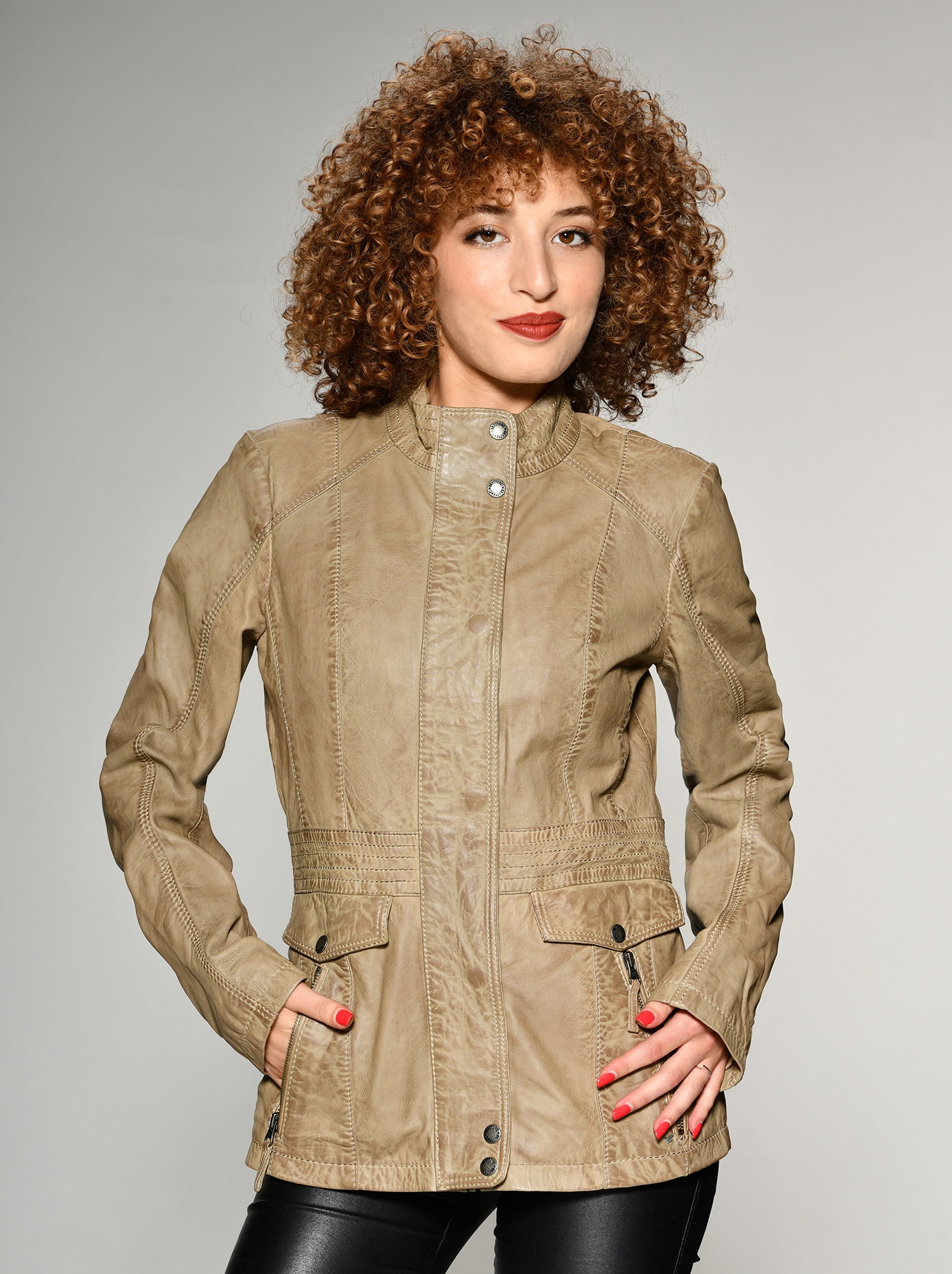 MUSTANG Lederjacke »Lederjacke Jasmin«