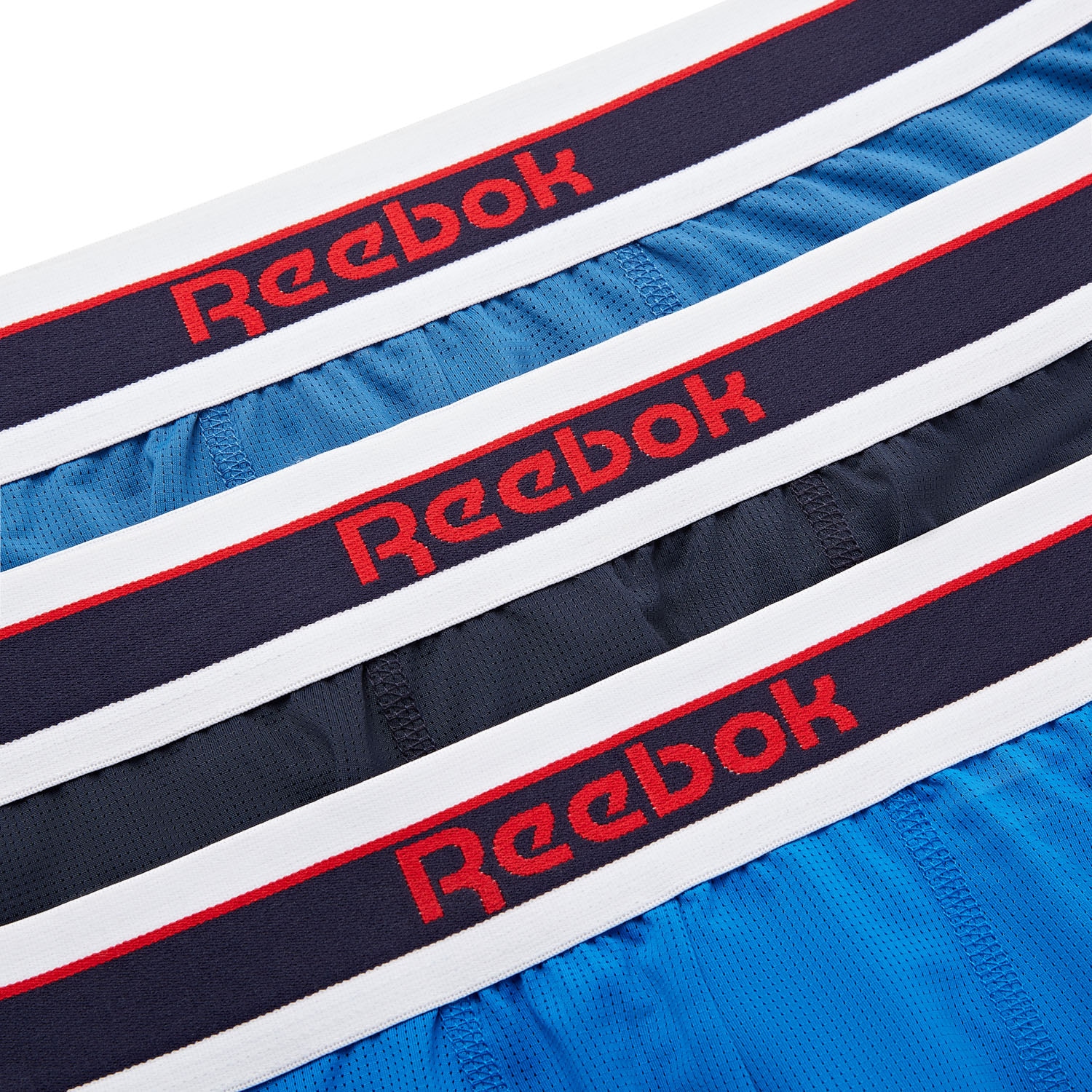 Reebok Trunk »ANSELM« 3er Pack,  basic, bequem, weich, feuchtigkeitsregulierend, mit Logo, breiter Bund