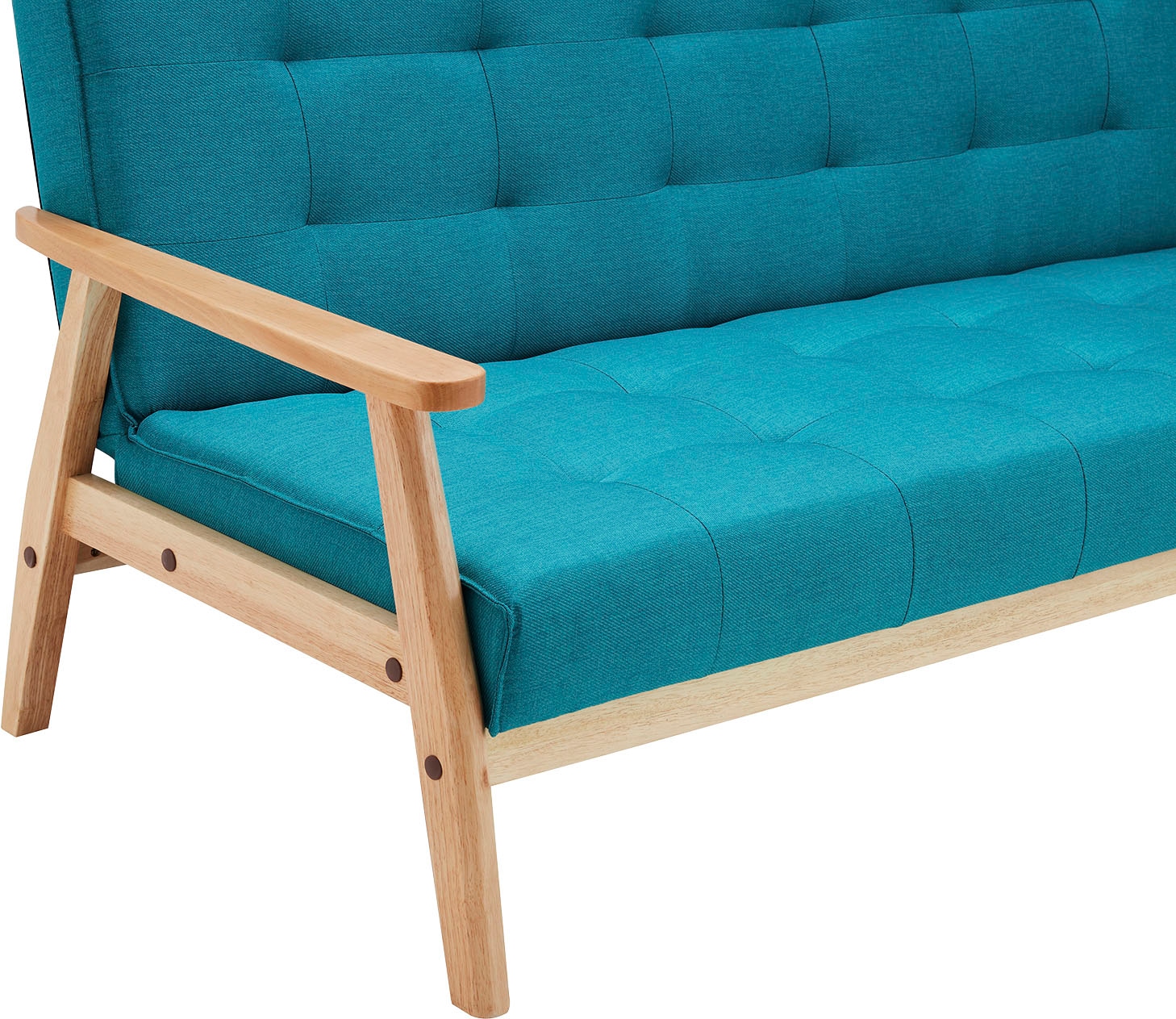 SalesFever Schlafsofa »Skagen, Sofa, 3-Sitzer«, mit Holzgestell, 60° Relax- und Schlaffunktion, Breite 190 cm