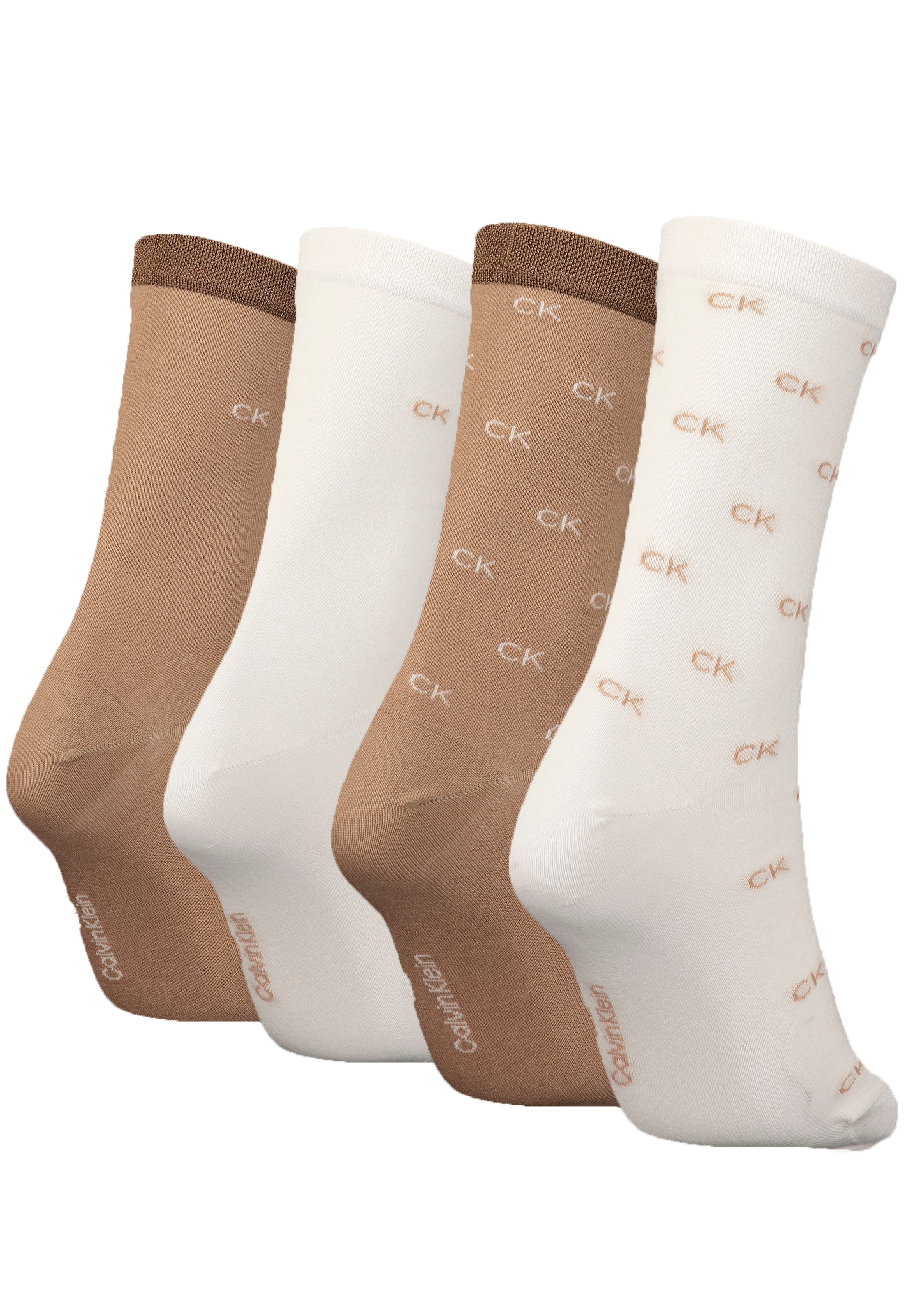 Calvin Klein Socken, (Packung, 4 Paar), CK WOMEN SOCK 4P HOLIDAY PACK AOP