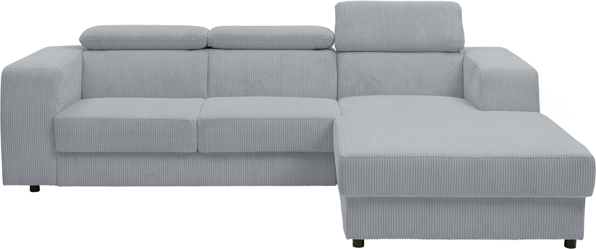 WERK2 Ecksofa »Cherry, modernes Sofa mit Komfortfunktionen, Breite 270cm, L-Form,«, bequem, mit verstellbaren Kopfteilen, Schlaffunktion und Bettkasten