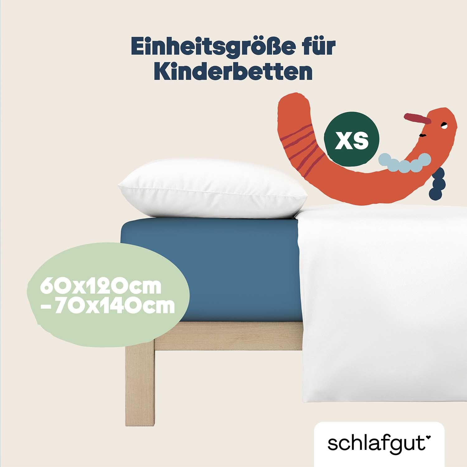 Schlafgut Spannbettlaken »Casual Mini Spannbettlaken« für Kinder, MADE IN GREEN by OEKO-TEX®