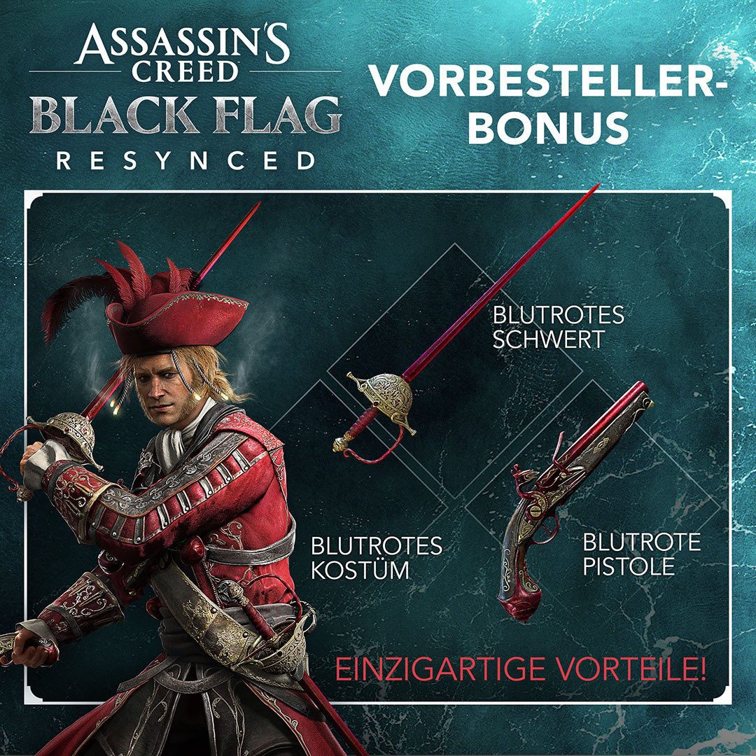 PlayStation 5 PlayStation 5-Controller »PS5 Controller + PS5 Assassin’s Creed Black Flag Resynced«