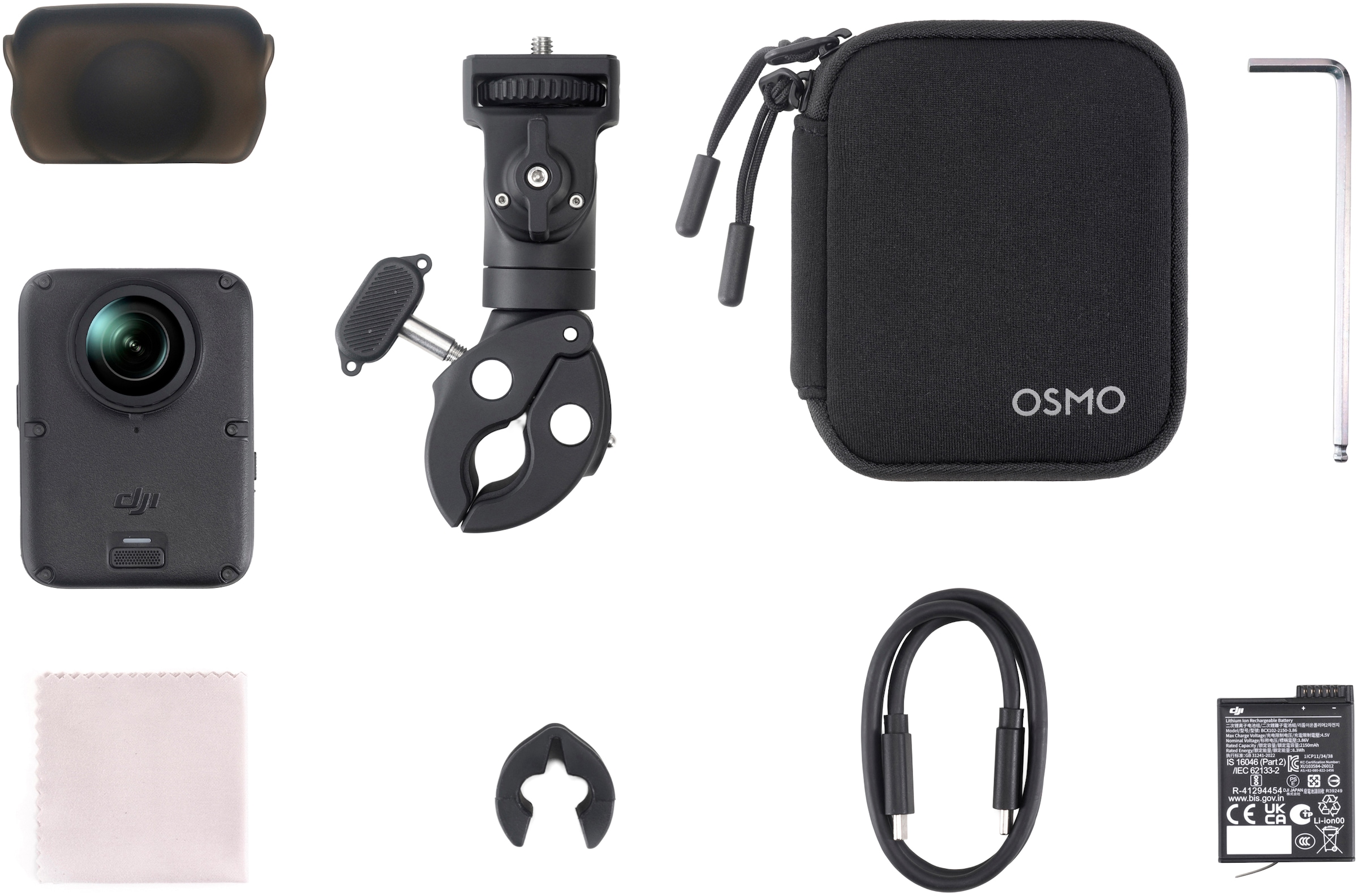 DJI Action Cam »Osmo 360 II Limitless Riding Combo« 8K Bluetooth