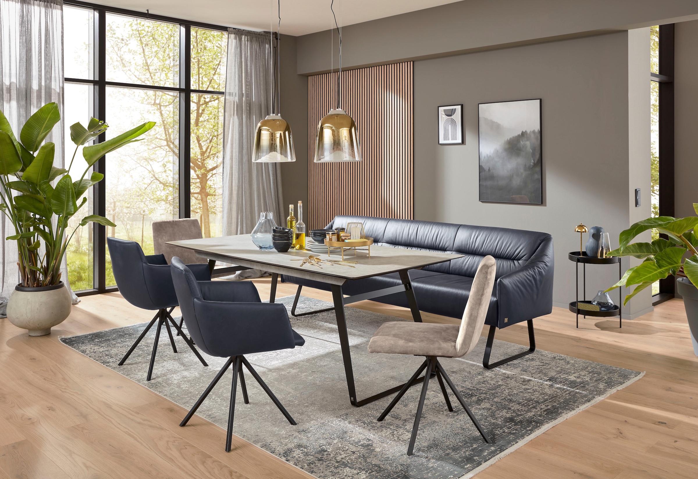 Musterring Polsterstuhl »JustB! SP500« () 1 Stk.ohne Armlehne, wahlweise mit Drehfunktion, Stativgestell in schwarz