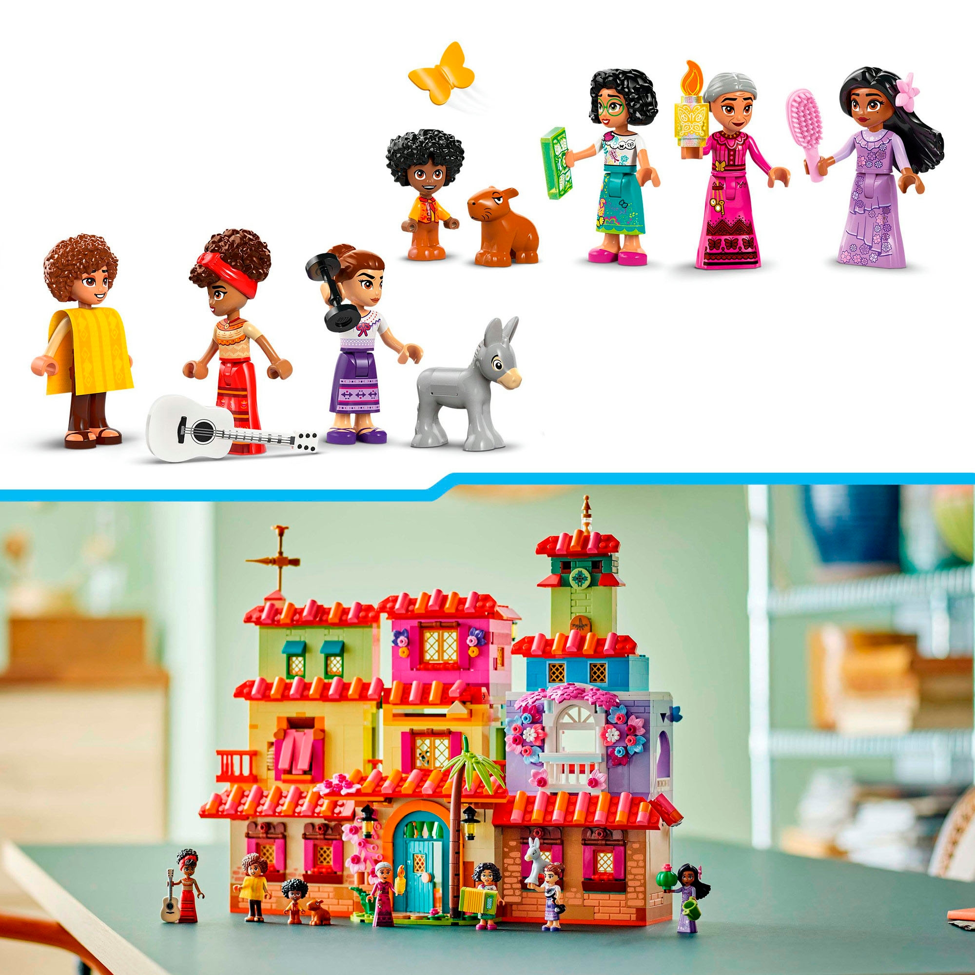 LEGO® Konstruktionsspielsteine »Das magische Haus der Madrigals (43245), LEGO Disney Classic«, (1560 St.), Made in Europe
