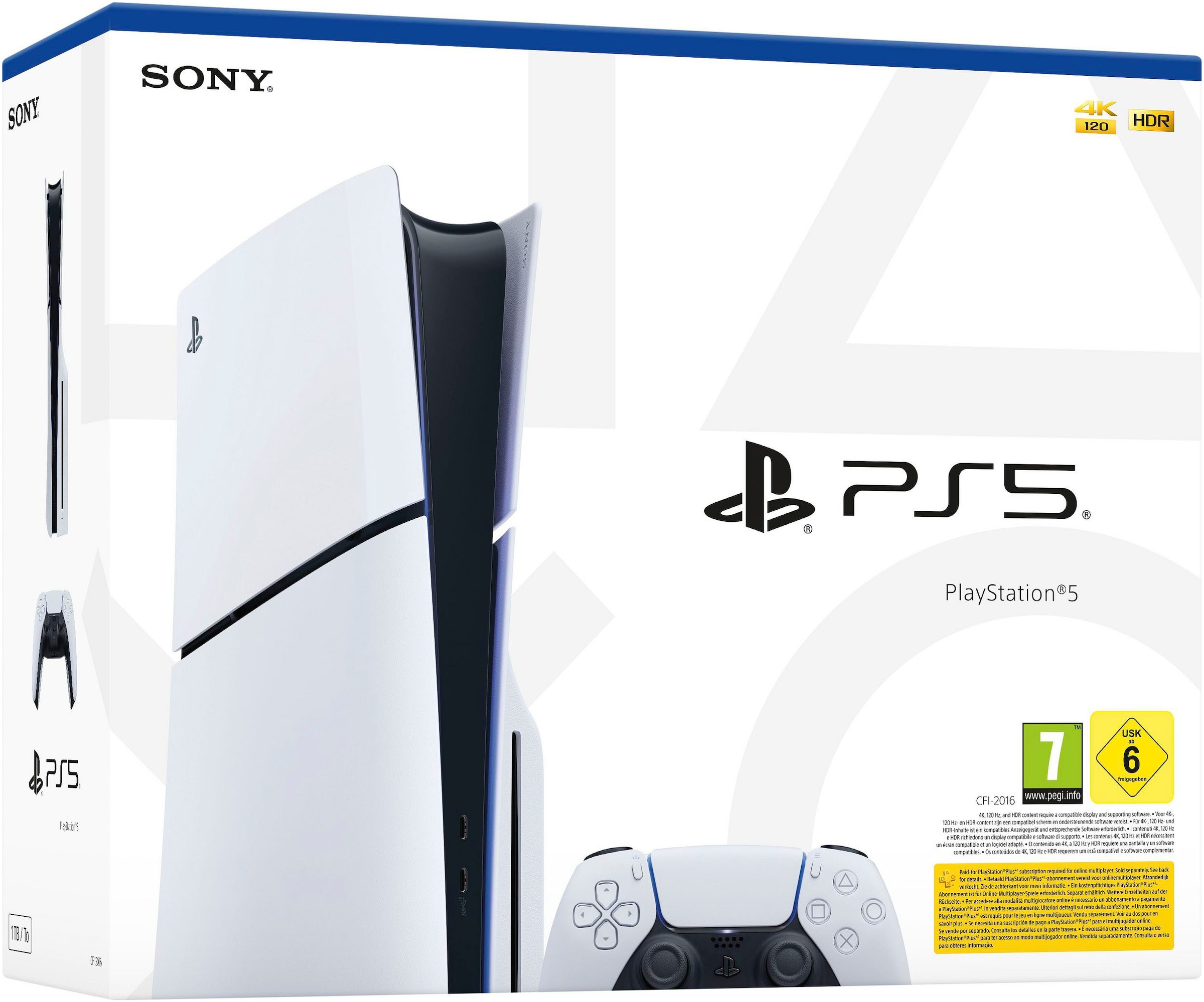 PlayStation 5 Spielekonsole »Disk Edition (Slim) + Star Wars Outlaws«